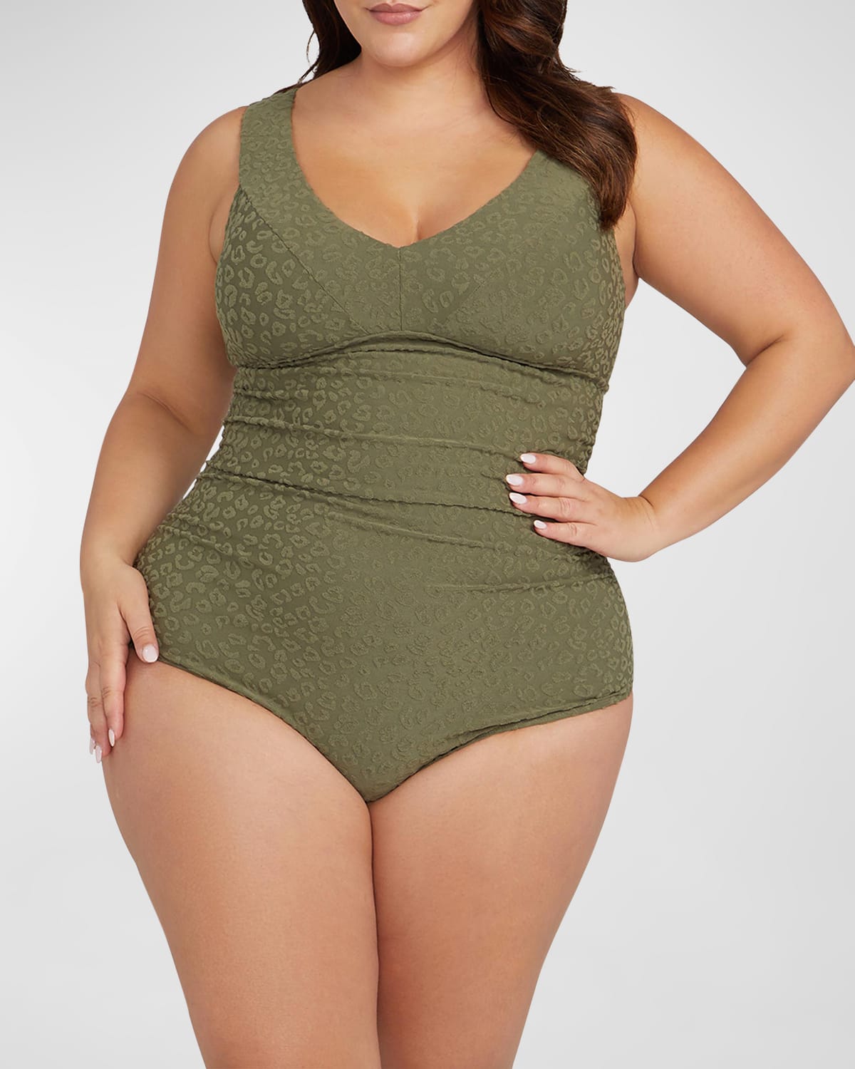 Plus Size Magritte One-Piece Swimsuit
