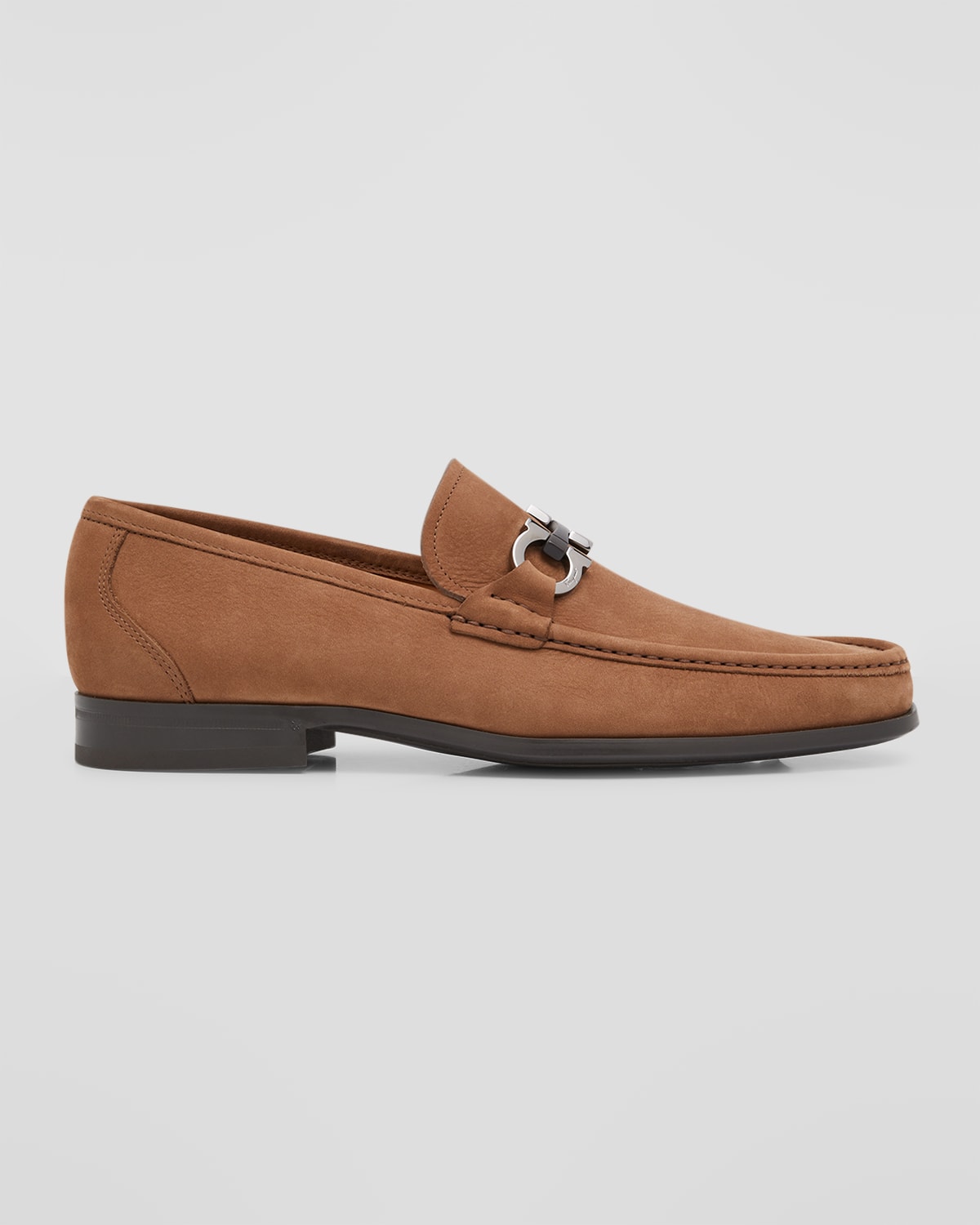 Men's Grandioso Grained Calfskin Gancini Loafer