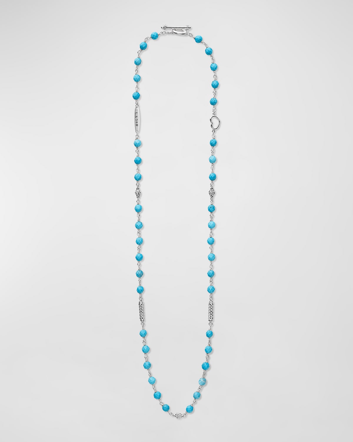 Lagos Caviar Icon Turquoise Bead Necklace In Turquoise