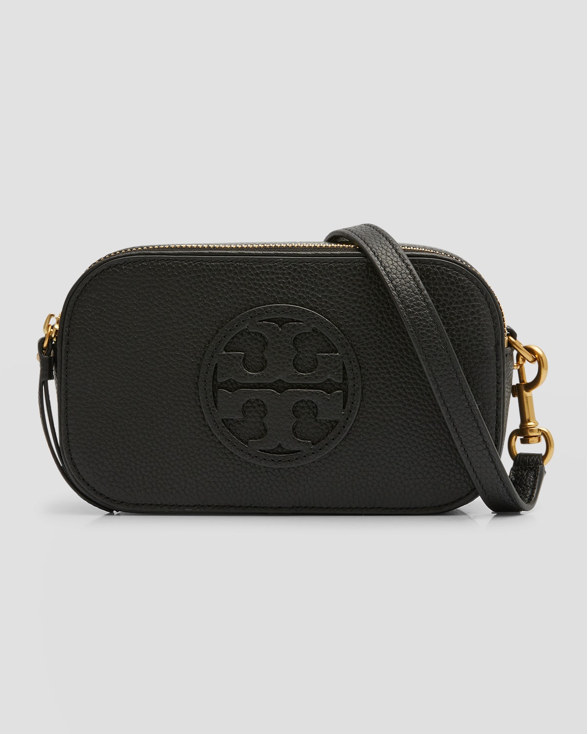 TORY BURCH MILLER MINI LOGO LAMBSKIN CROSSBODY BAG