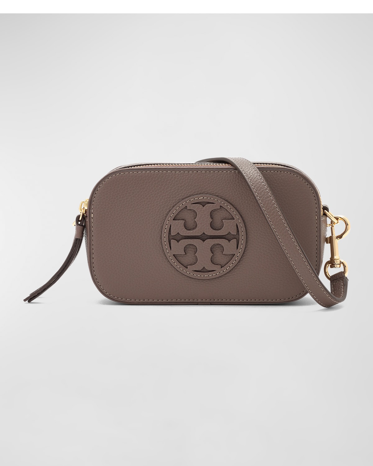 Tory Burch Miller Mini Logo Leather Crossbody Bag