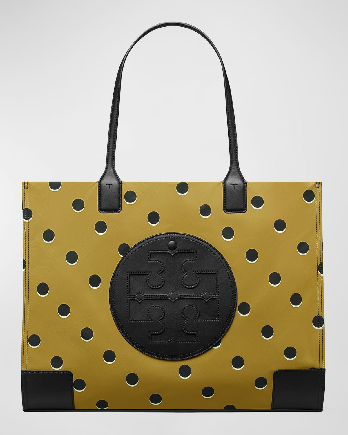 Tory Burch Ella Print Tote In Taupe Loop Dot