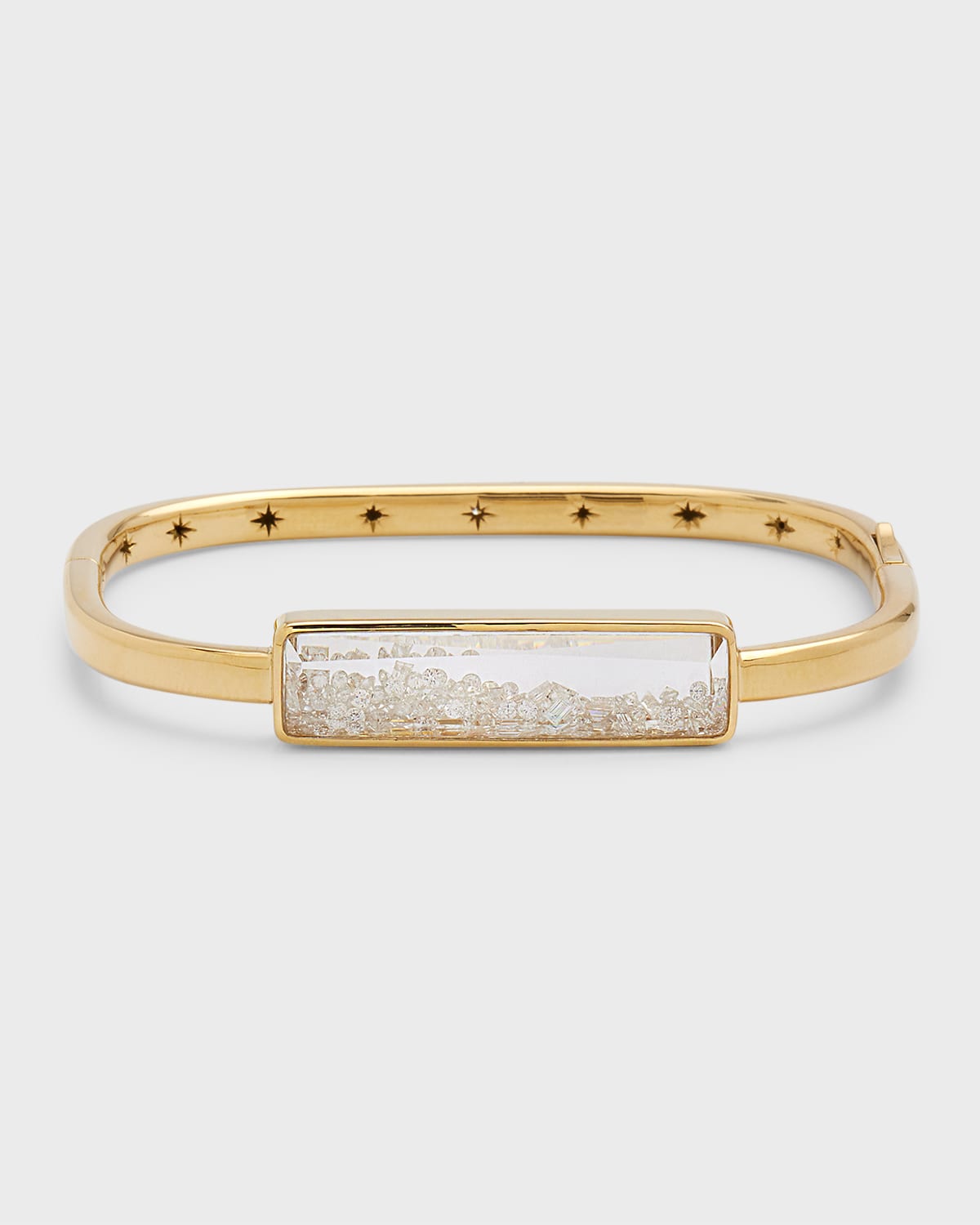 Core Diamond Shaker Bangle in 18K Yellow Gold