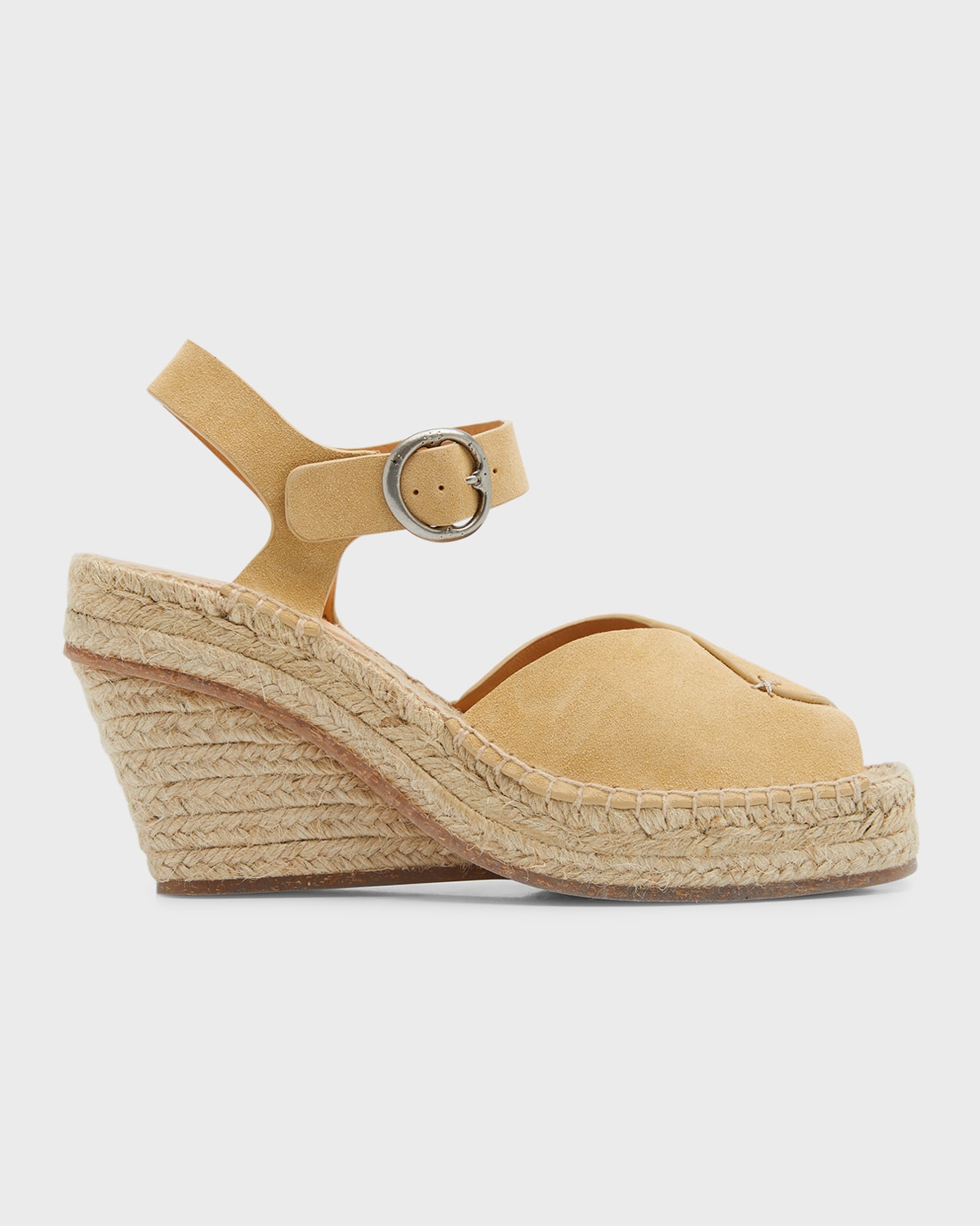 Rag & Bone Santiago Espadrille Wedge Sandal In Dunesuede