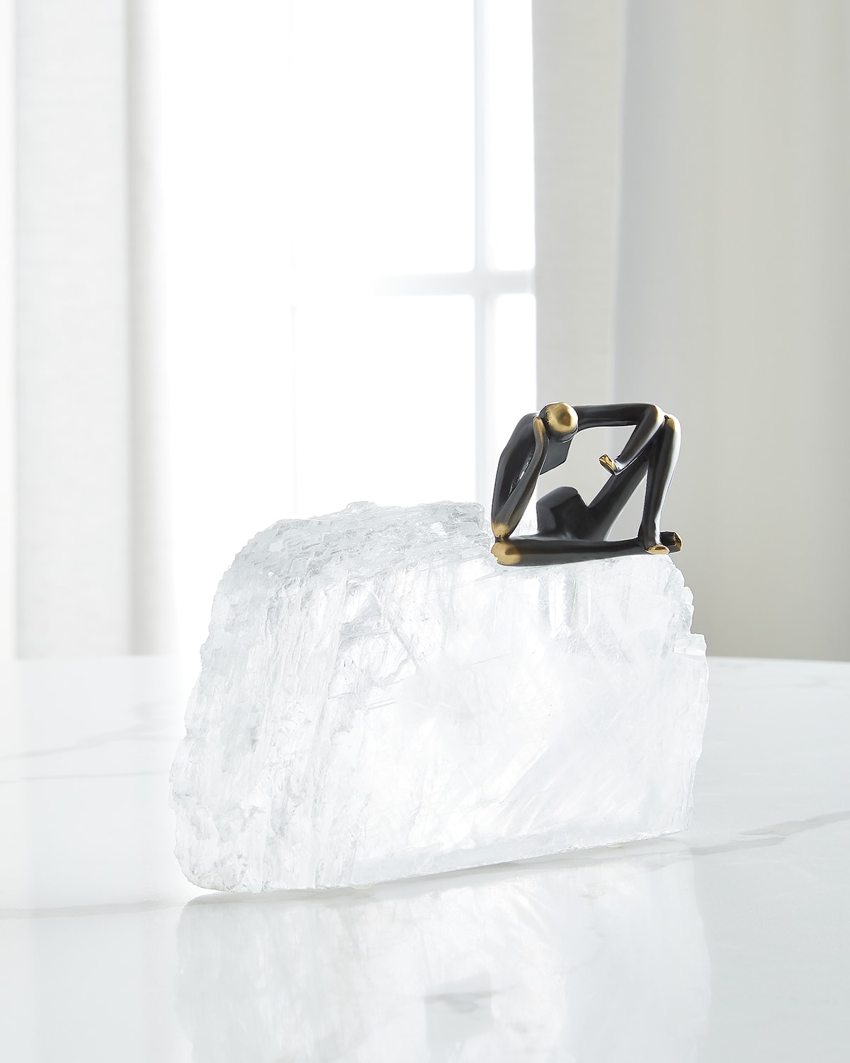 John-richard Collection Man On Edge Ii Sculpture