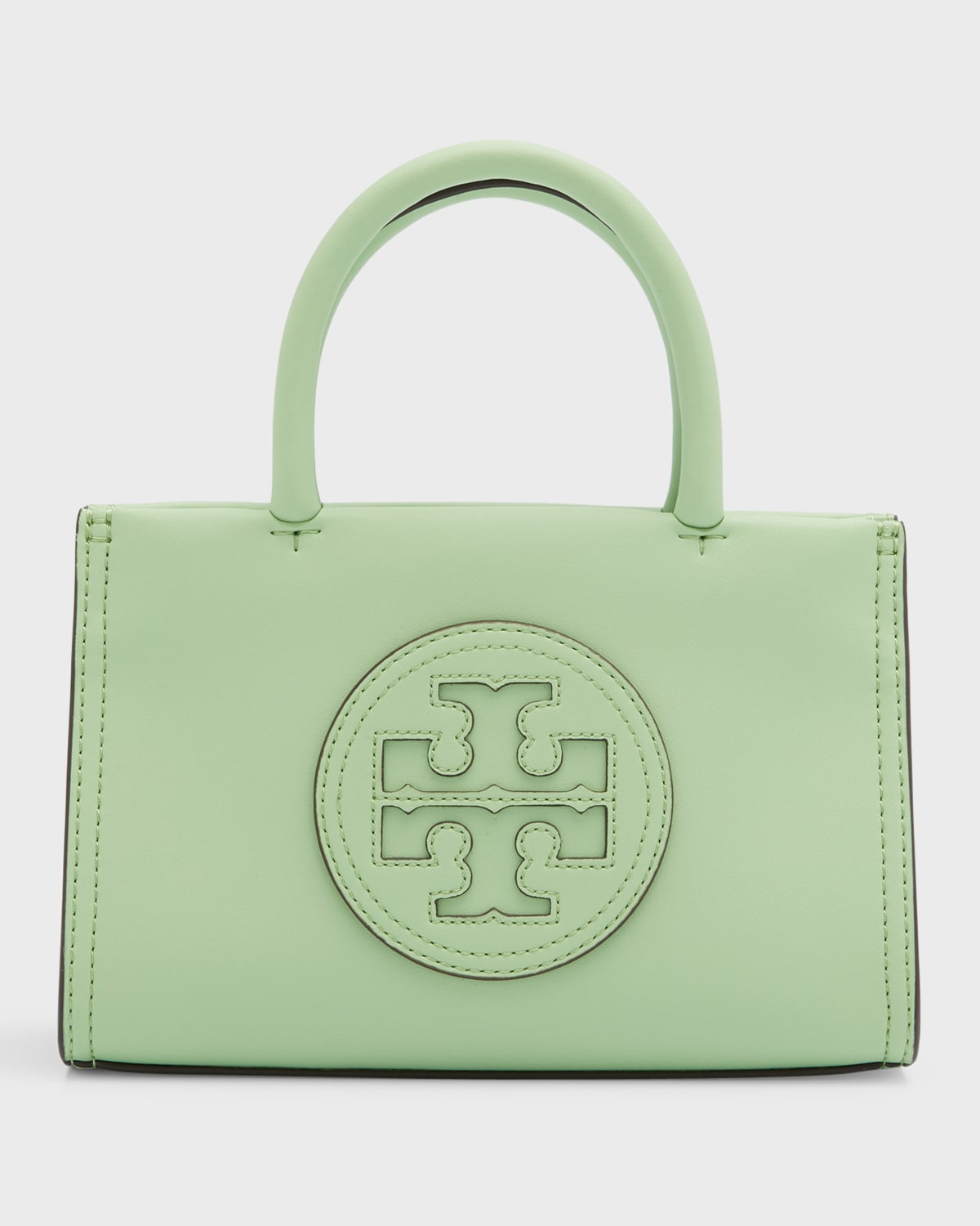 Tory Burch Mini Ella Bio Tote In Mint Leaf
