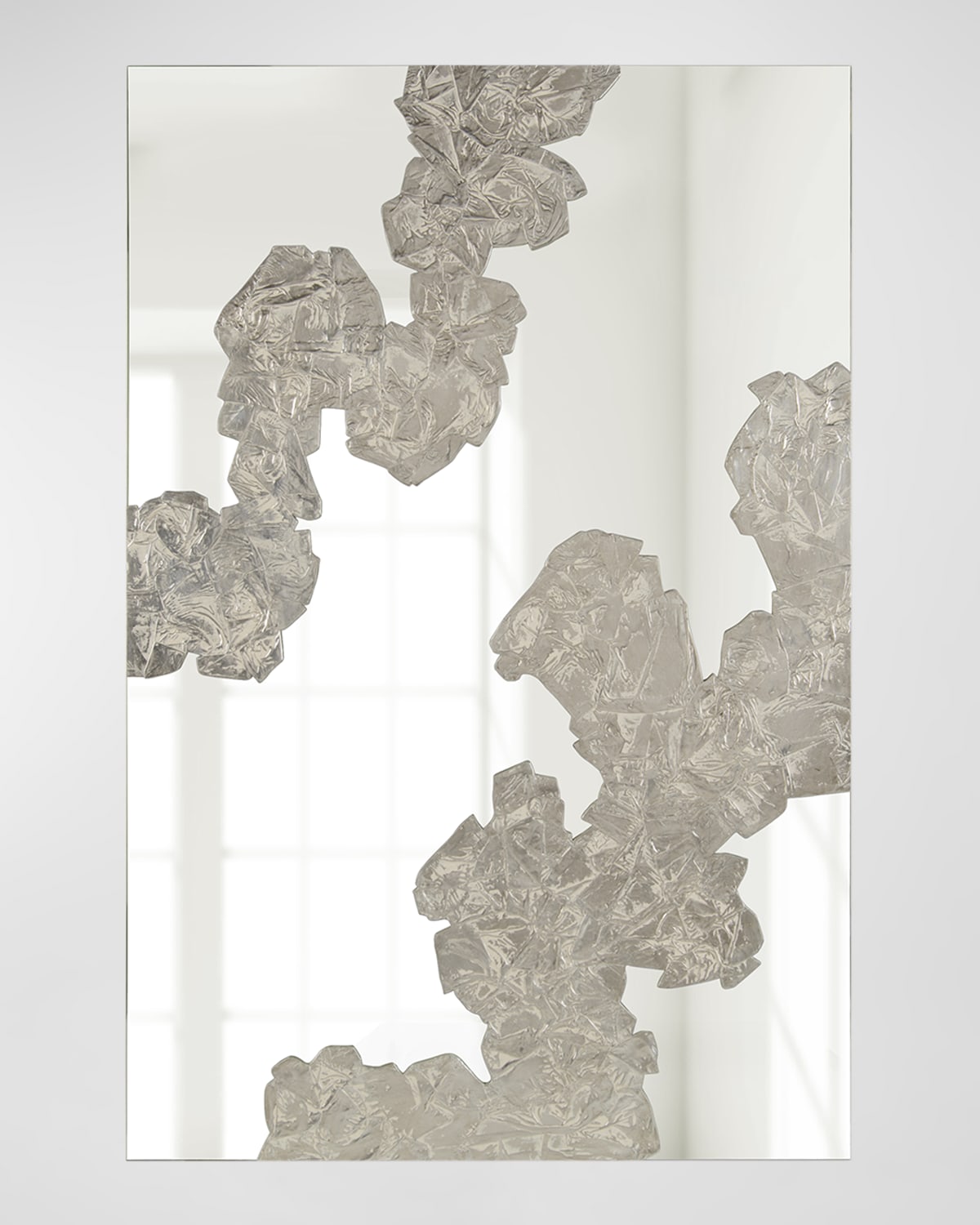 John-richard Collection Nuvole Mirror In Silver