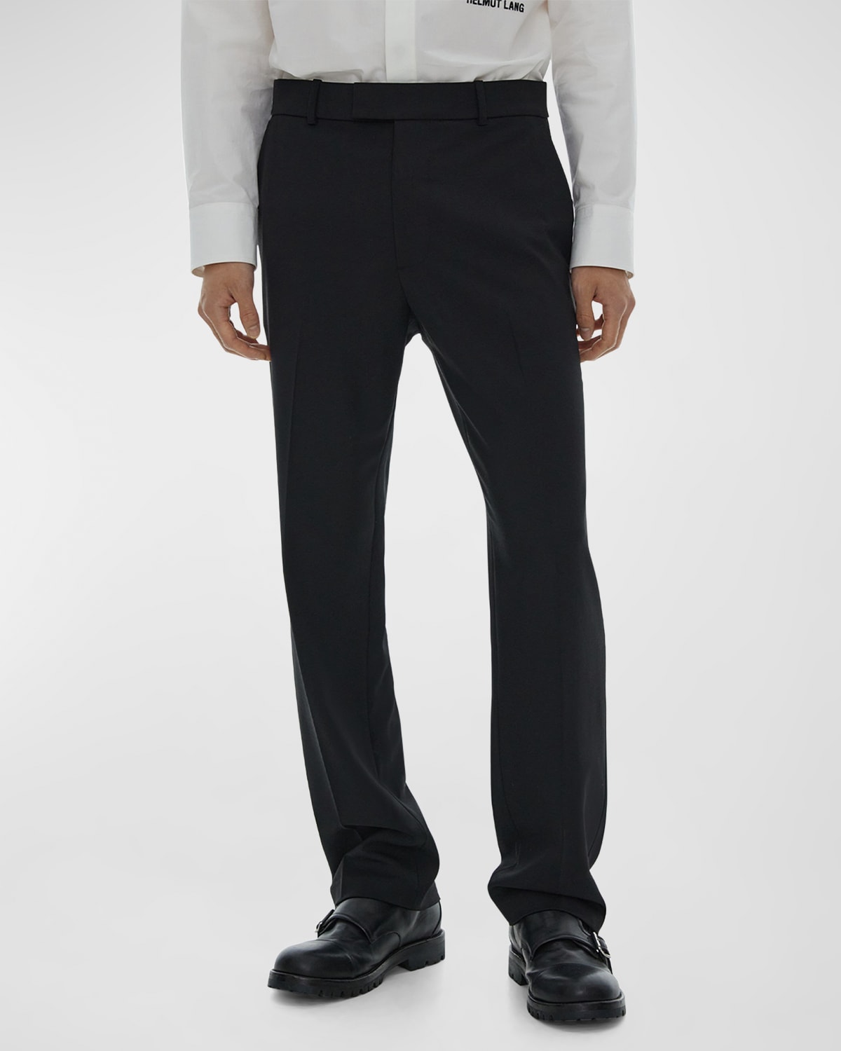 Helmut Lang Black Suit Trousers In Blk