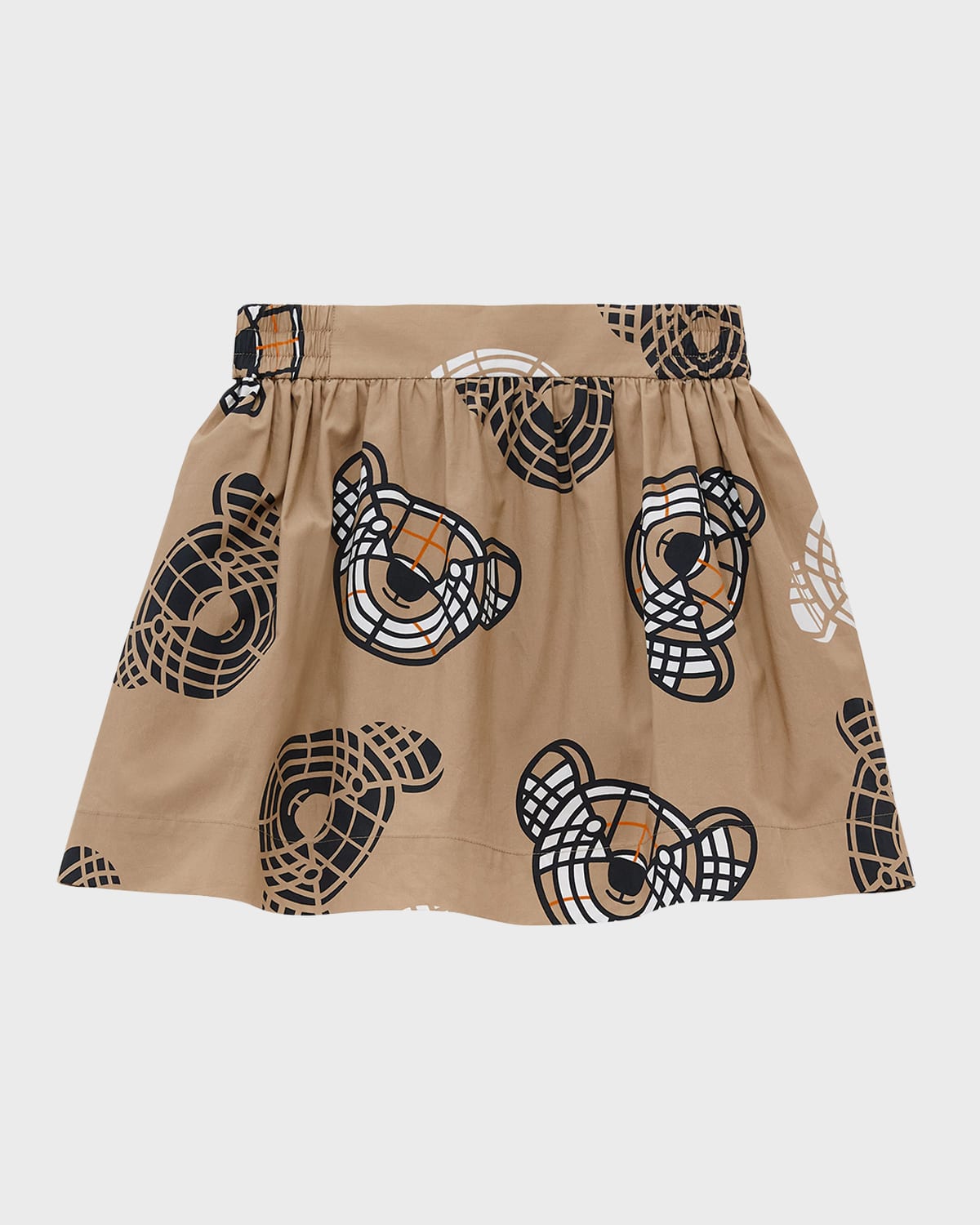 Girl's Kelsey Bears-Print Skirt, Size 6-14