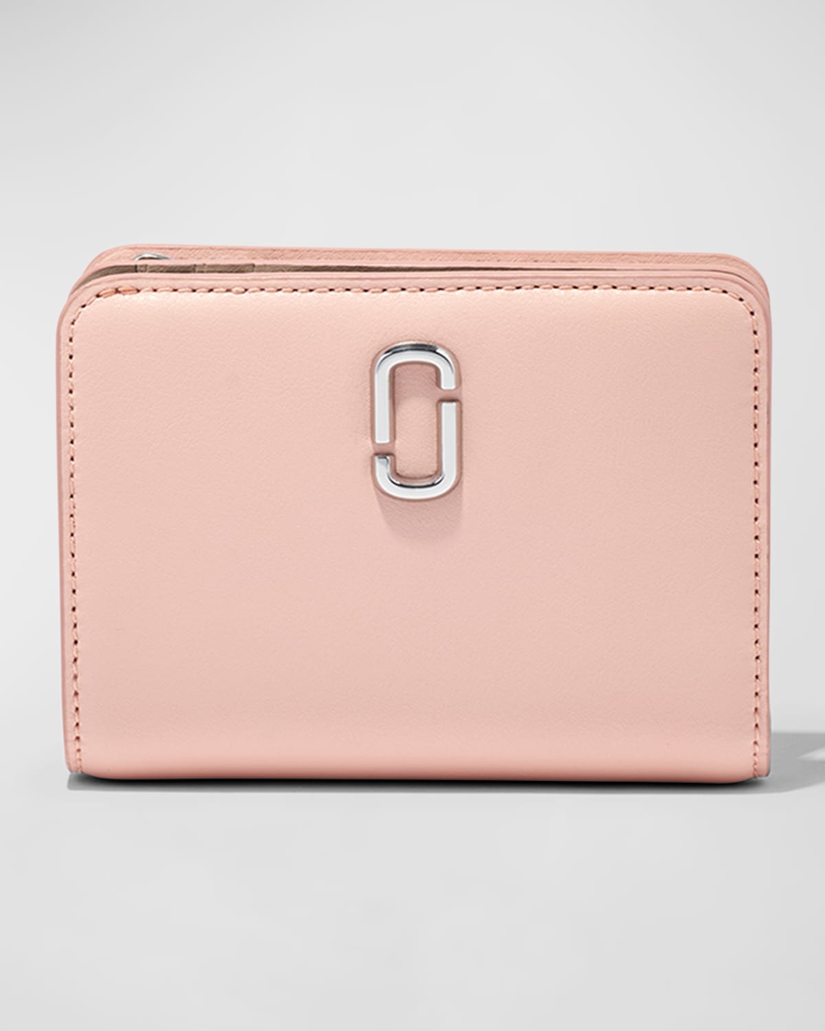 Marc Jacobs The J Marc Mini Compact Wallet In Rose