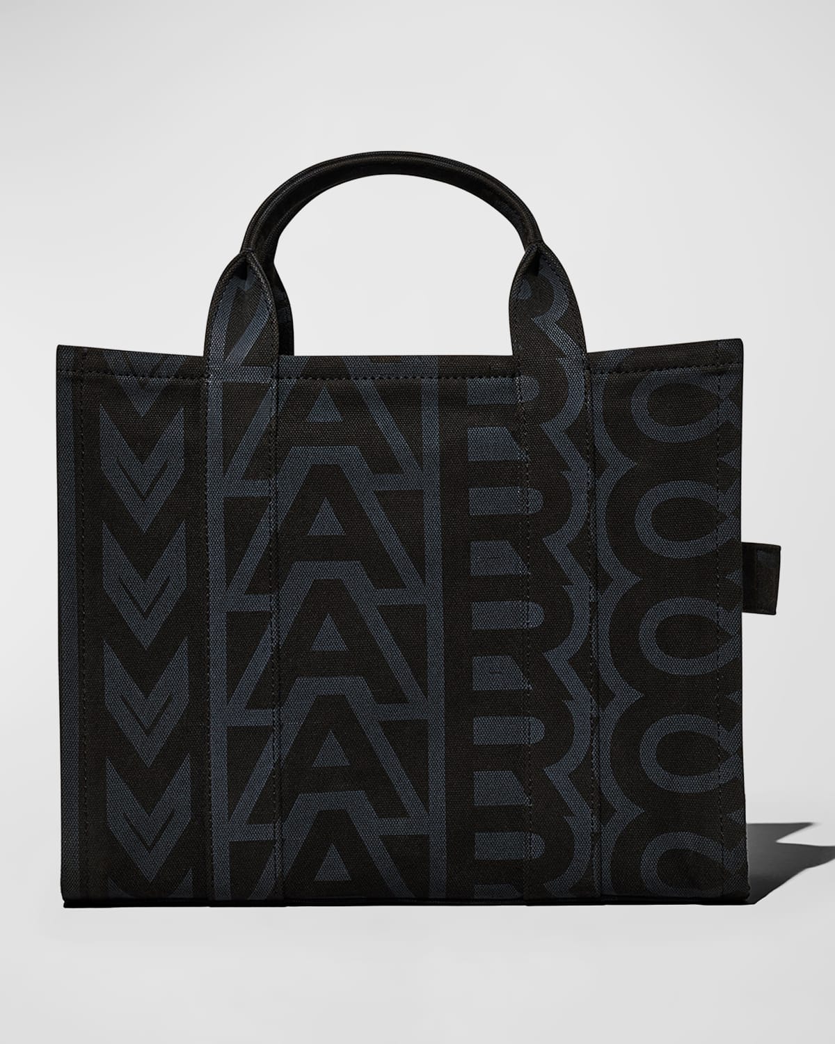 Marc Jacobs The Outline Monogram Medium Tote Bag In Black Multi | ModeSens