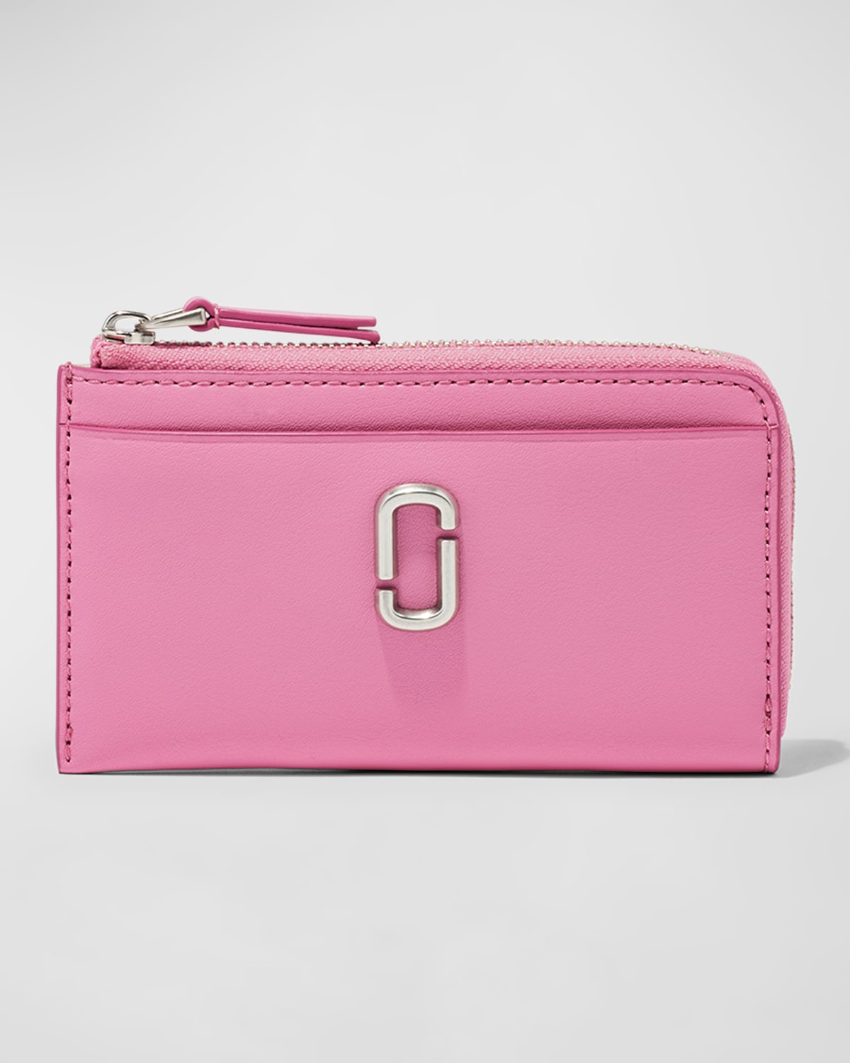 Marc Jacobs The J Marc Top Zip Multi Wallet In Candy Pink