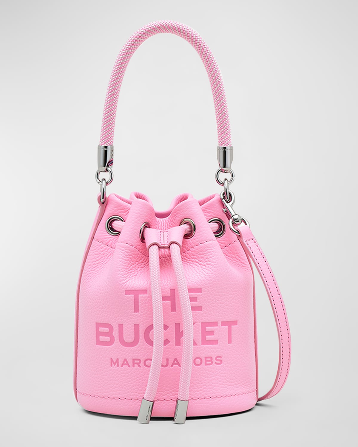 Marc Jacobs Small The Bucket Leather Bag In Fluro Candy