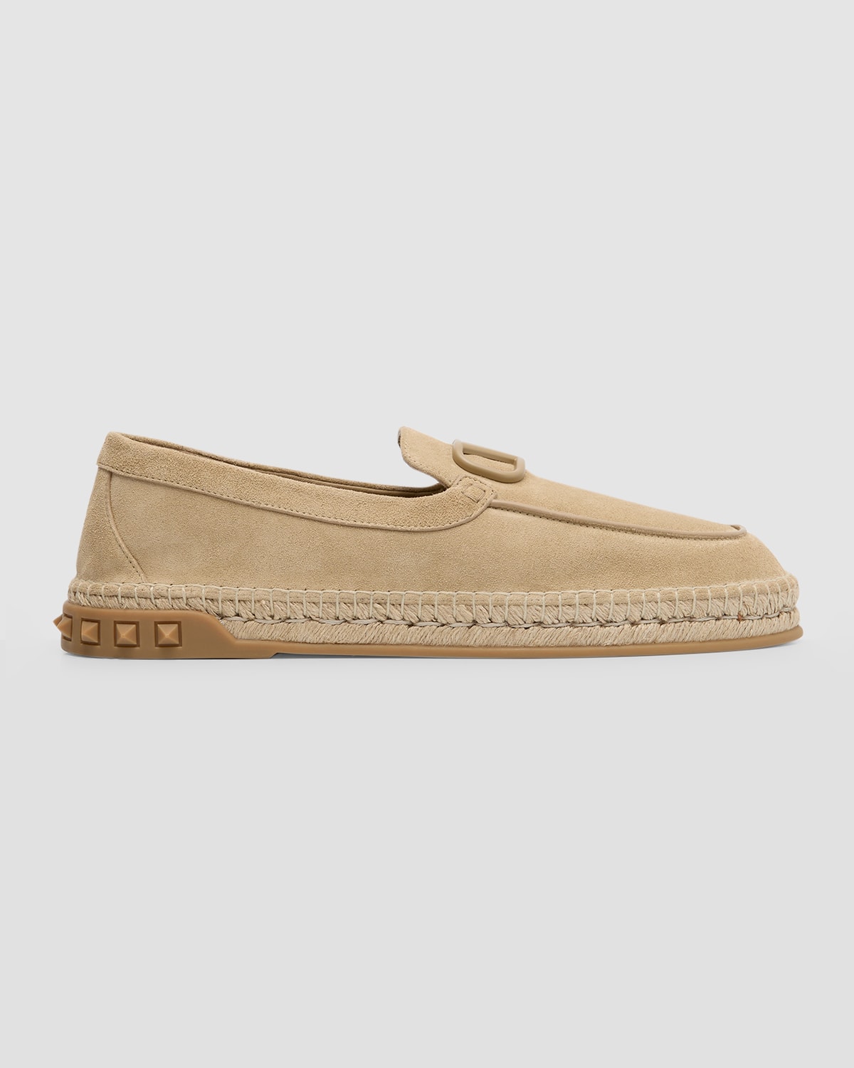 Men's VLogo Leather Espadrilles