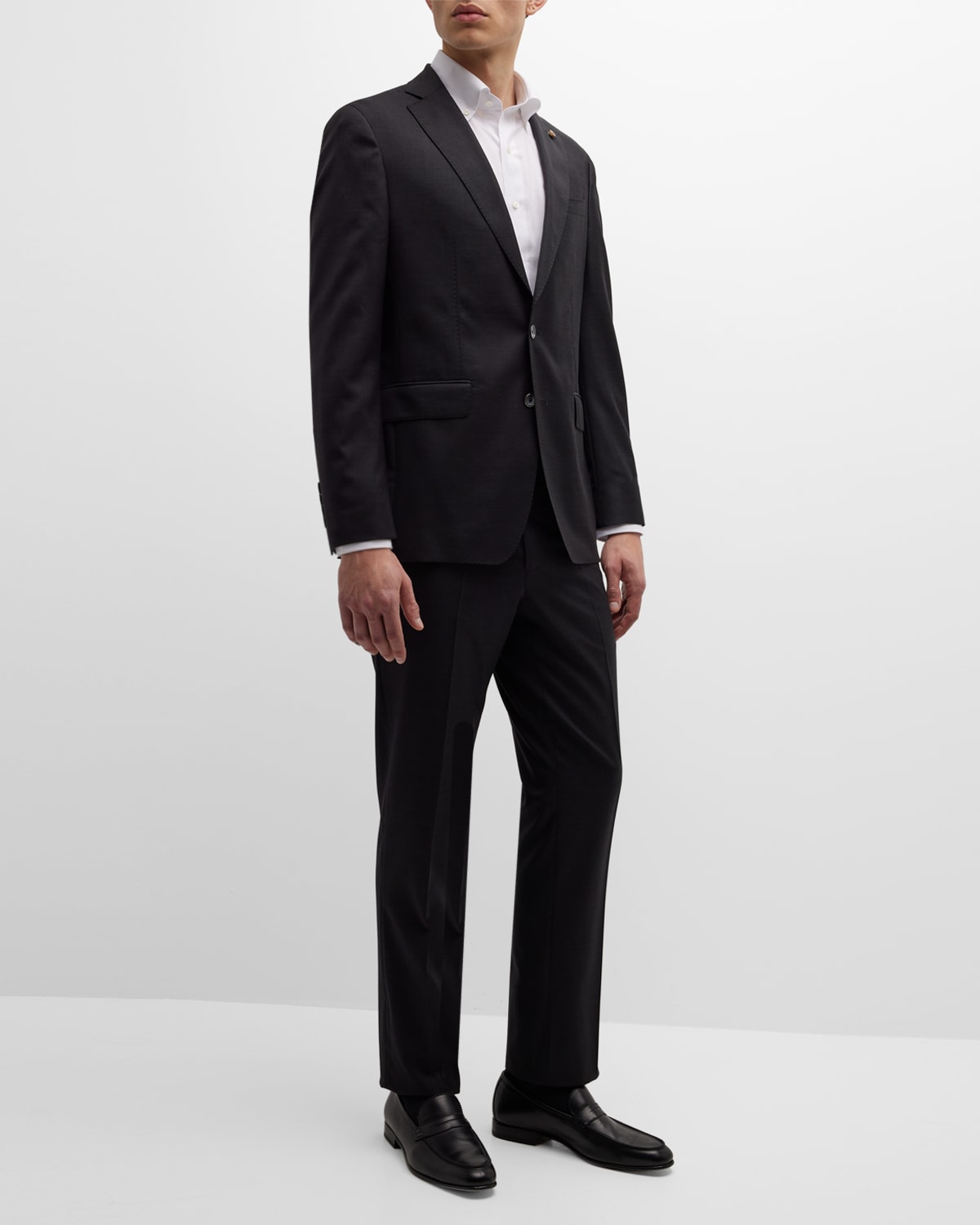Peter Millar Men's Excursionist Flex 150s Two-piece Suit In Gale Grey