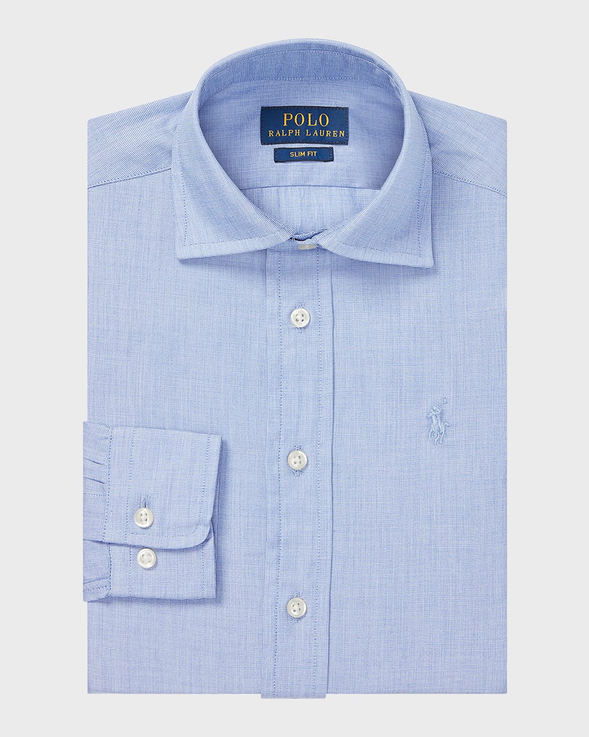 Ralph Lauren Kids' Boy's Regent Slim Fit Button Down Shirt In Blue