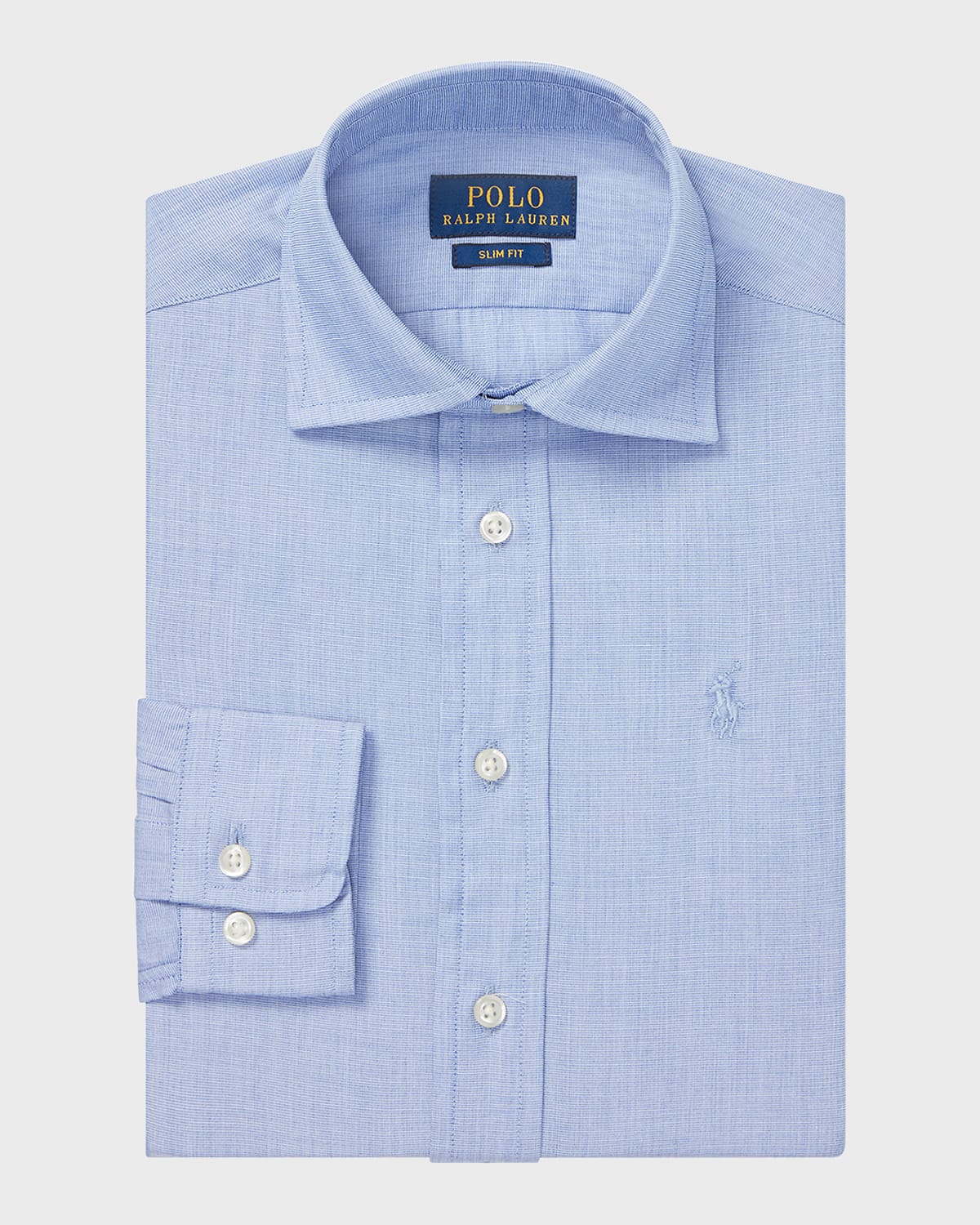 Ralph Lauren Kids' Boy's Regent Slim Fit Button Down Shirt In Blue