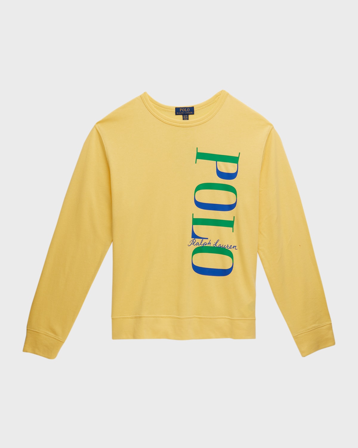 Boy's Bicolor Logo-Print Sweatshirt, Size S-XL