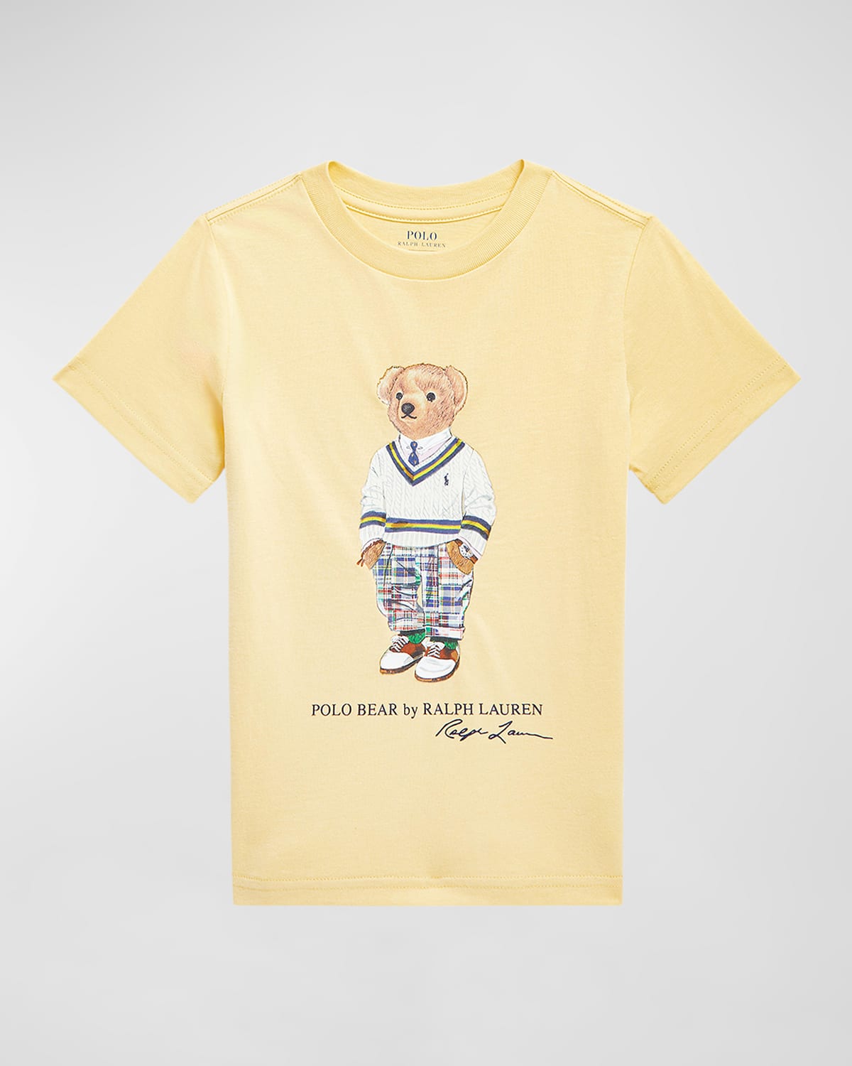 Boy's Classic Polo Bear Graphic T-Shirt, Size 5-7