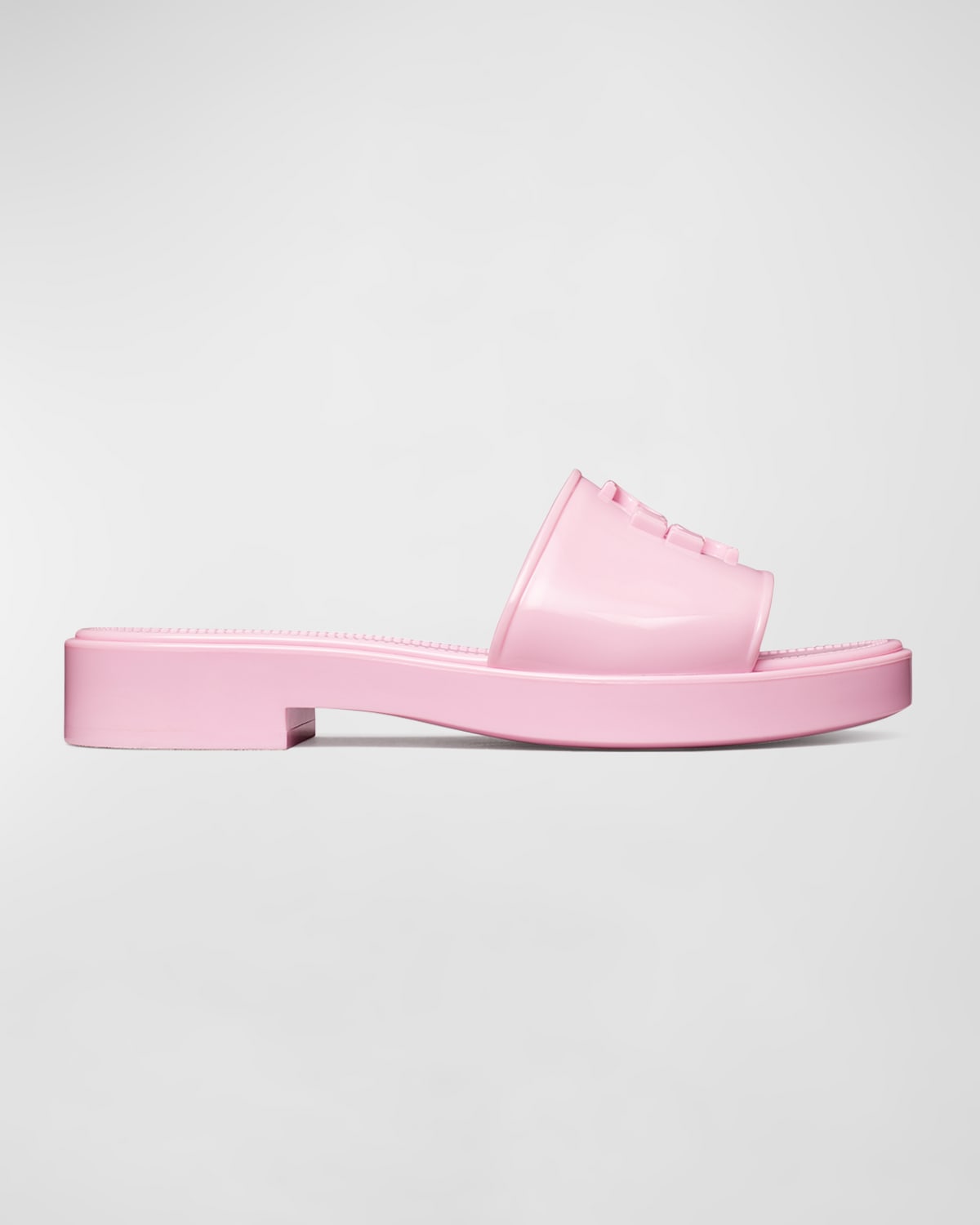 Tory Burch Eleanor Jelly Slide Sandals In Petunia | ModeSens