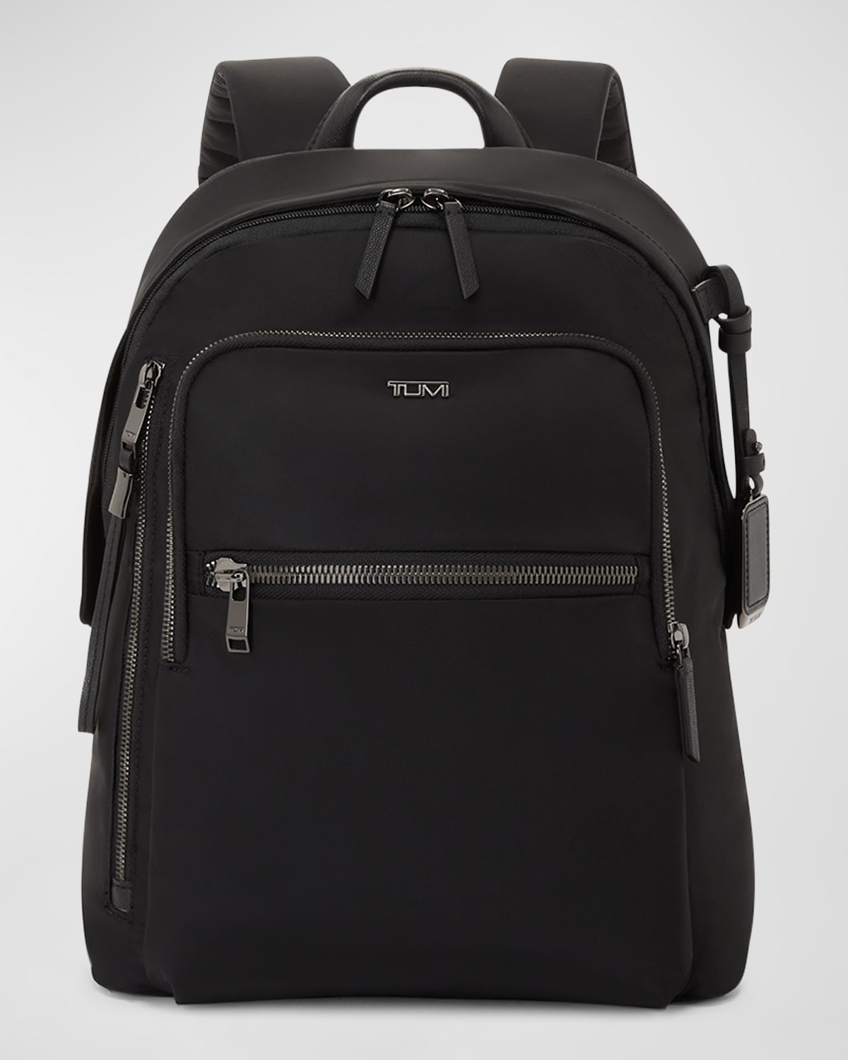 Tumi Nylon Voyageur Halsey Backpack In Black/gunmeta