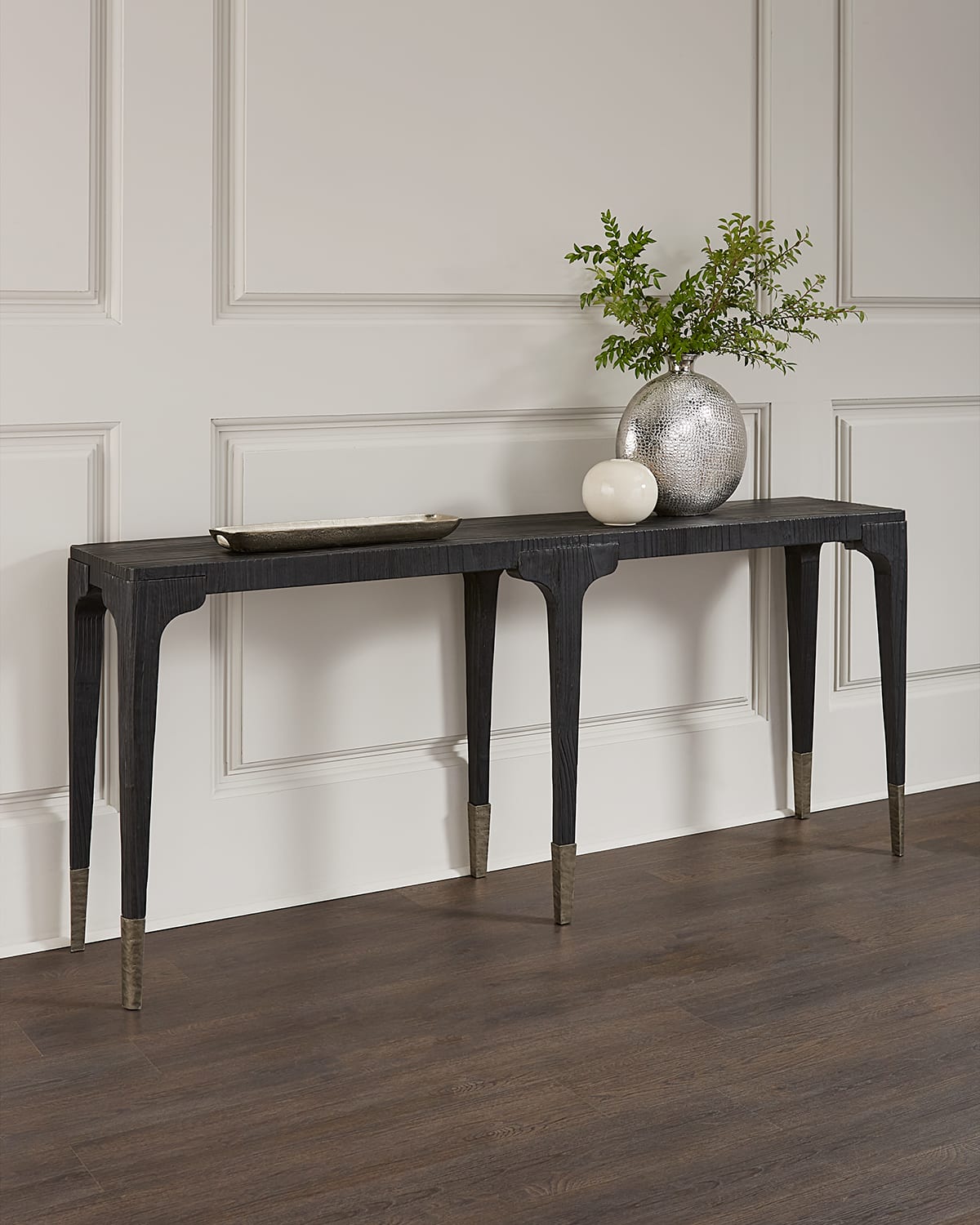Hooker Furniture Chapman Shou Sugi Ban Console Table