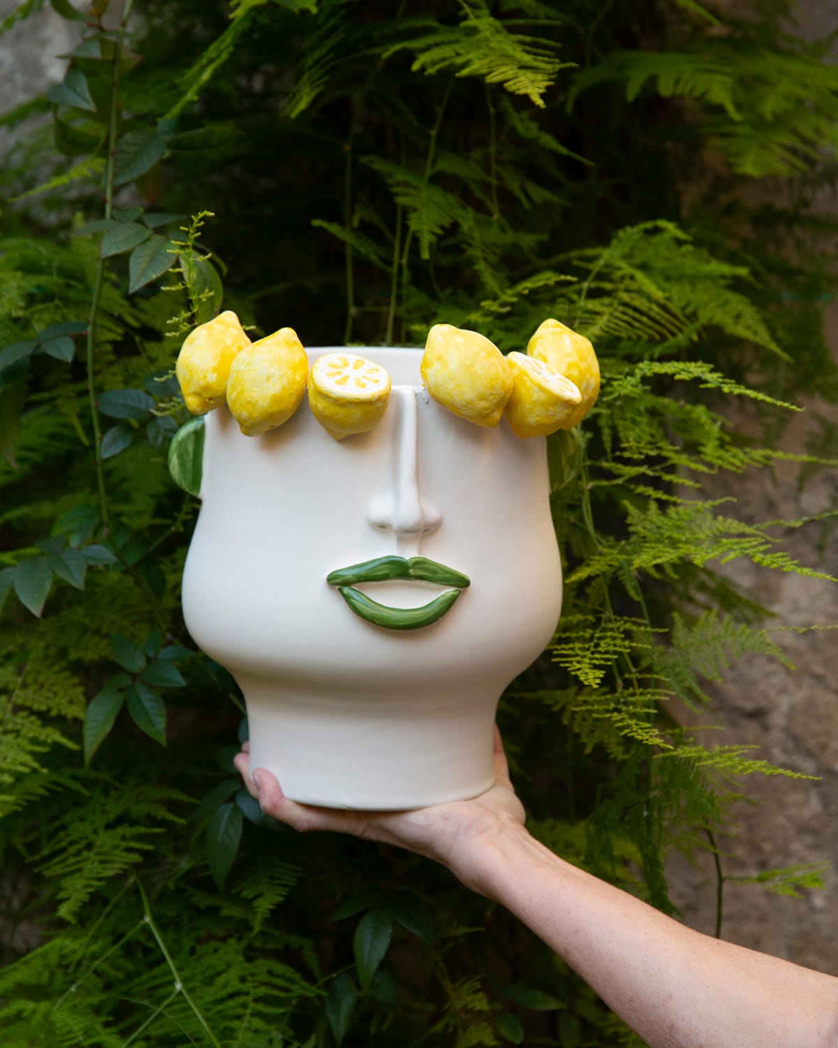 Domitilla Picker of Lemons Medium Head Vase