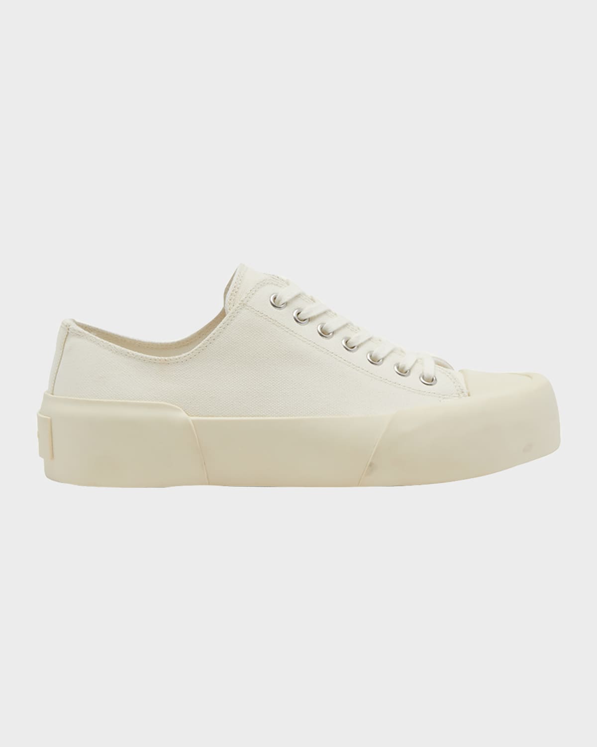 JIL SANDER LOW-TOP CANVAS SNEAKERS 