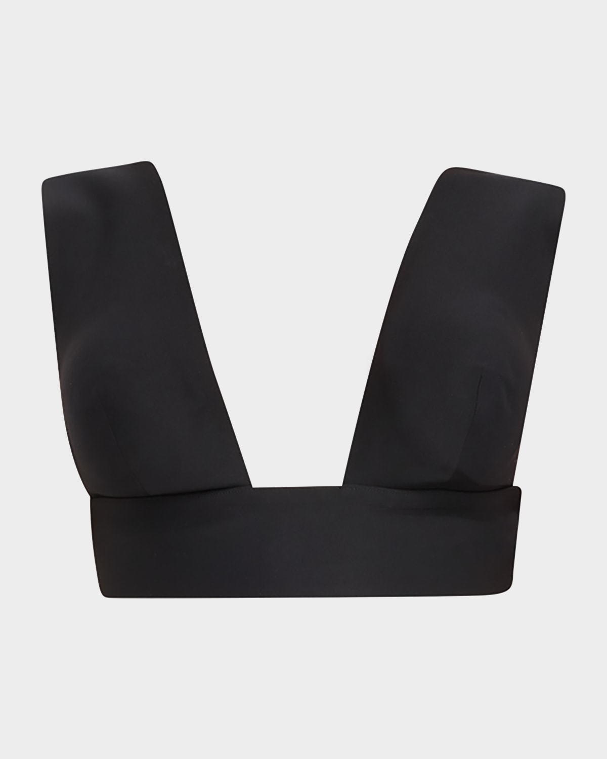 Livy Chelsea Park Plunge Bikini Top In Black