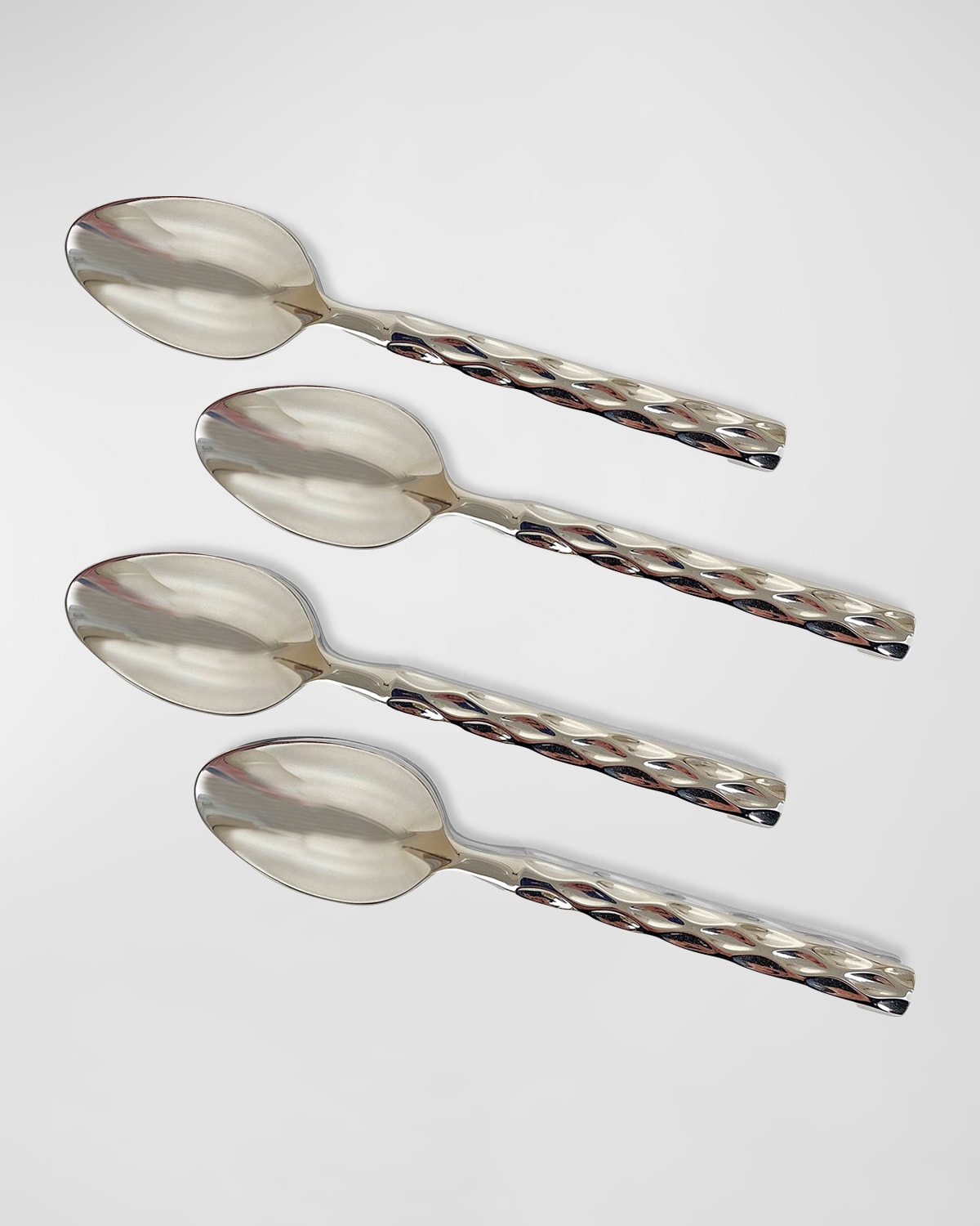 Truro Platinum Dip Spoons, Set of 4