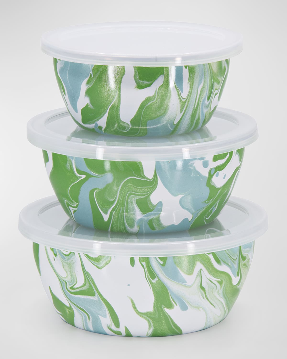 Modern Monet Nesting Bowls, Set of 3