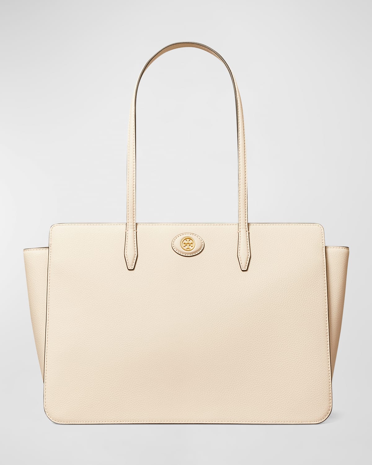 Shop Tory Burch Small Robinson Pebbled Leather Tote Bag