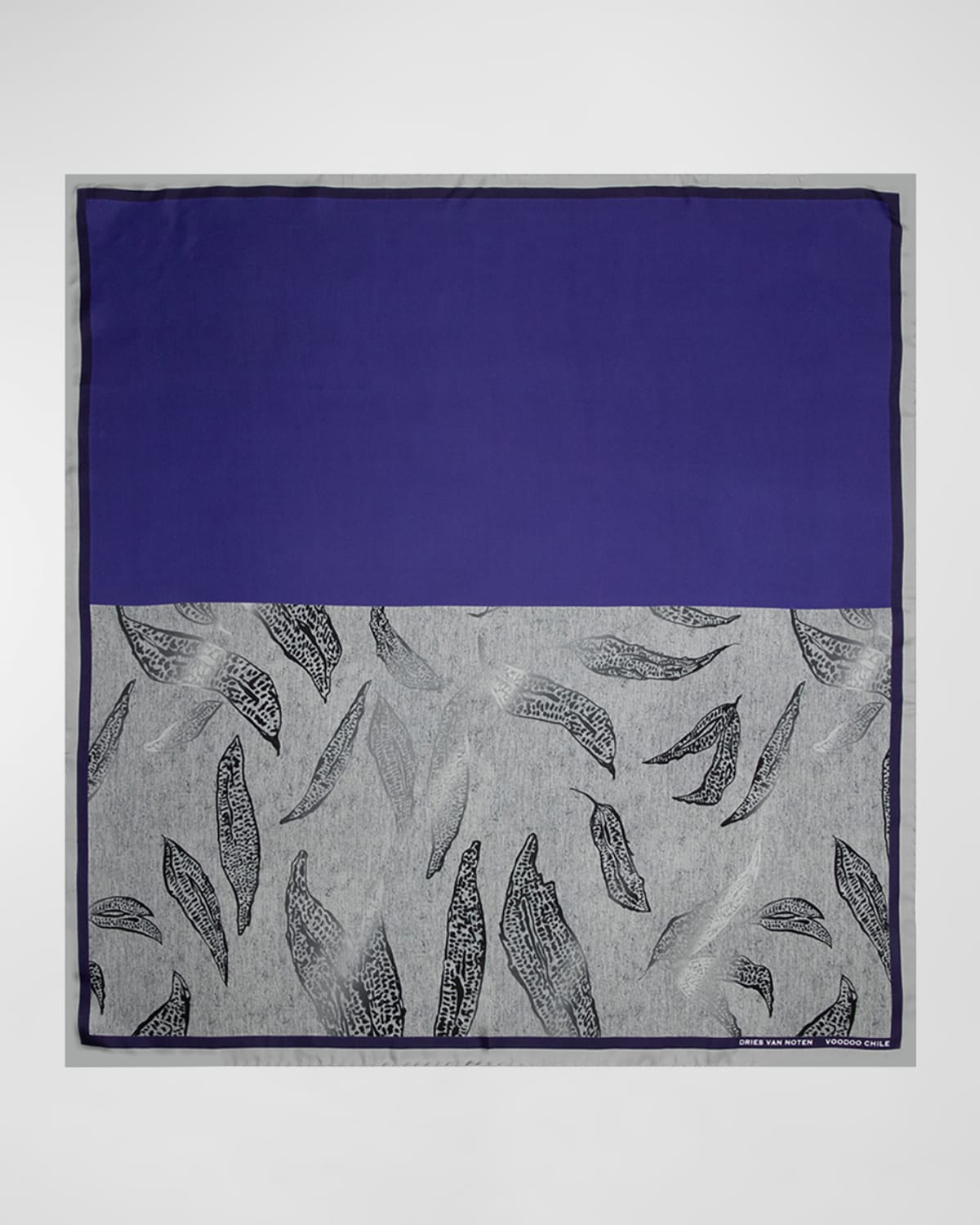 Dries Van Noten Voodoo Chile Silk Foulard In 7 Voodoo Chile