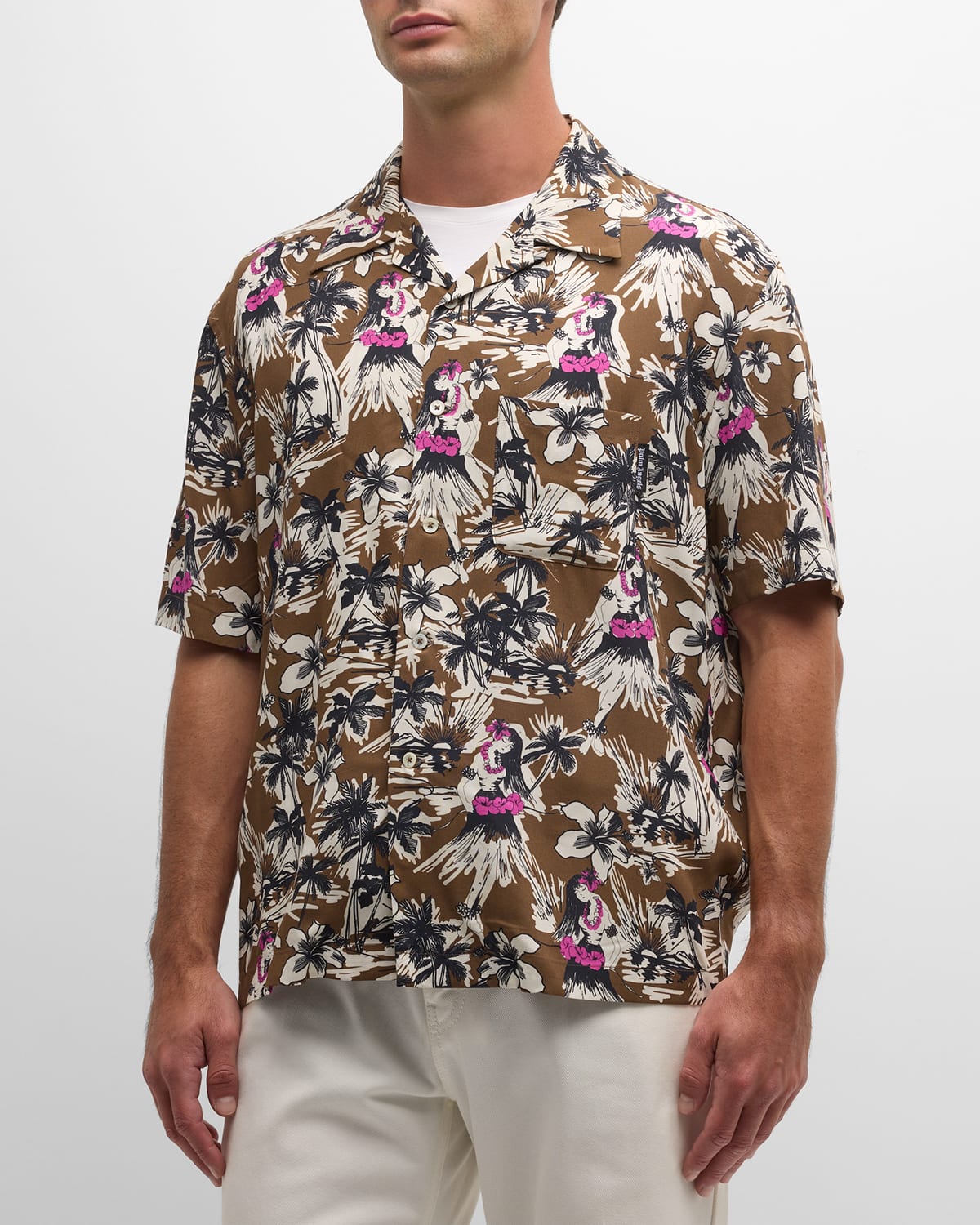 Men's Hula Bowling Shirt