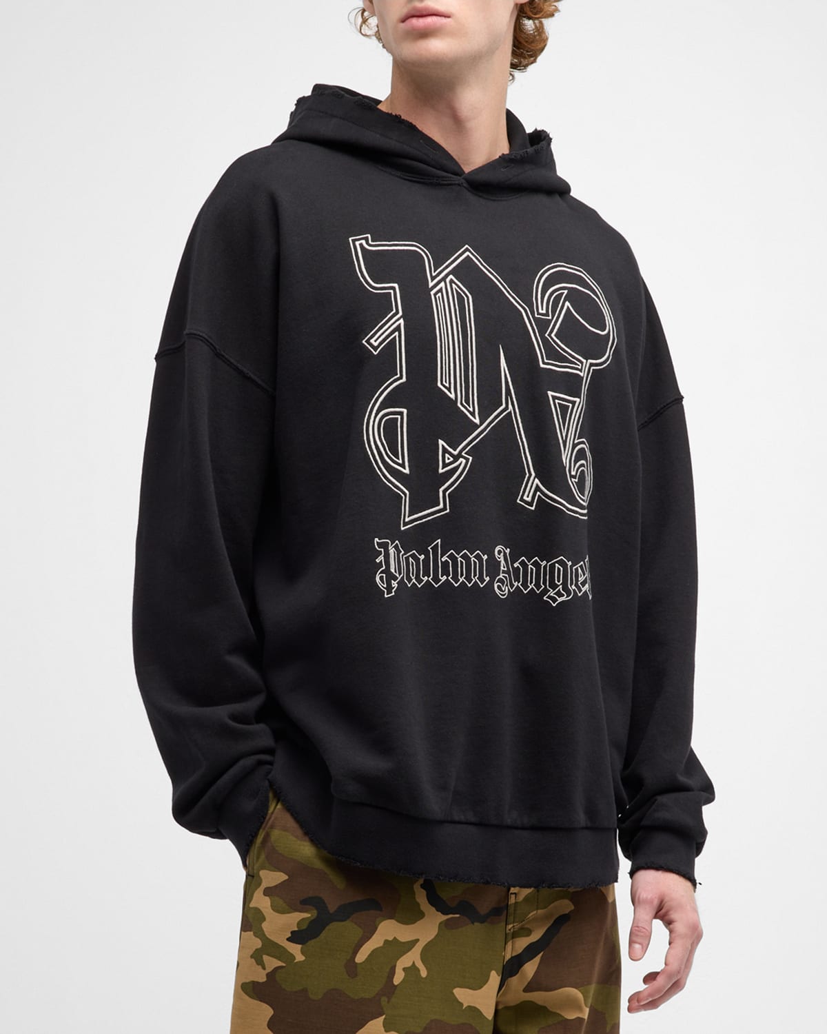 Palm Angels Monogram Logo Hoodie