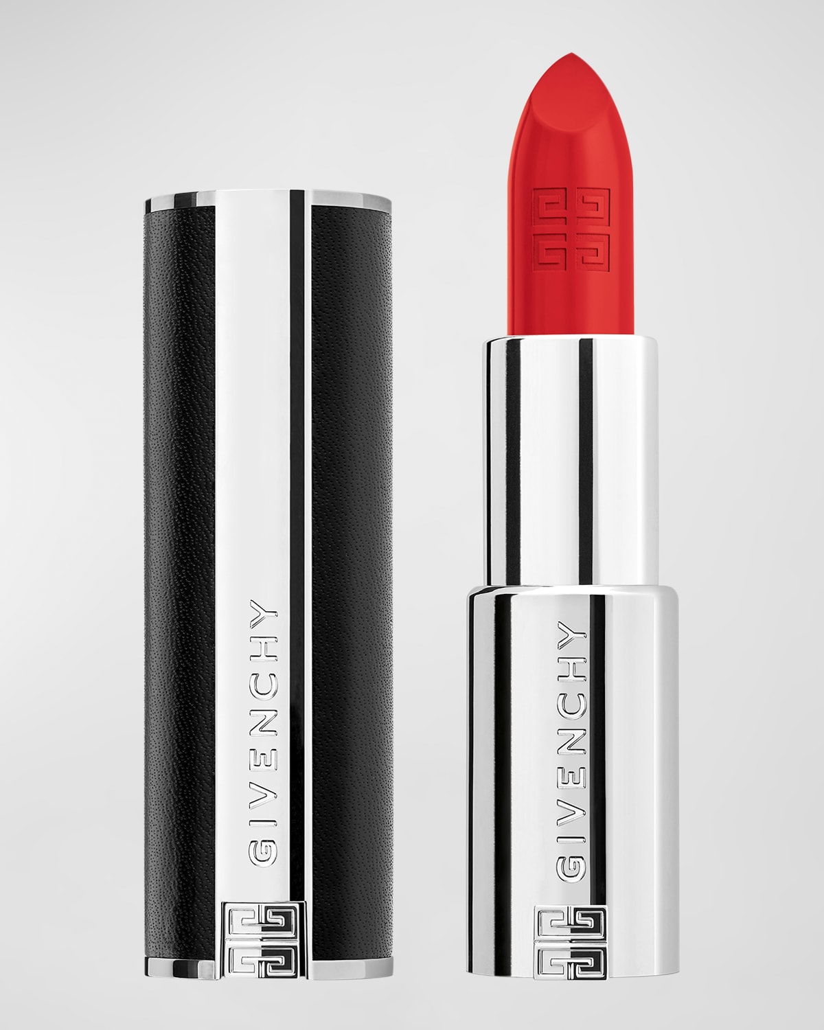 Shop Givenchy Le Rouge Interdit Intense Silk Lipstick In N306 - Carmin Escarpin