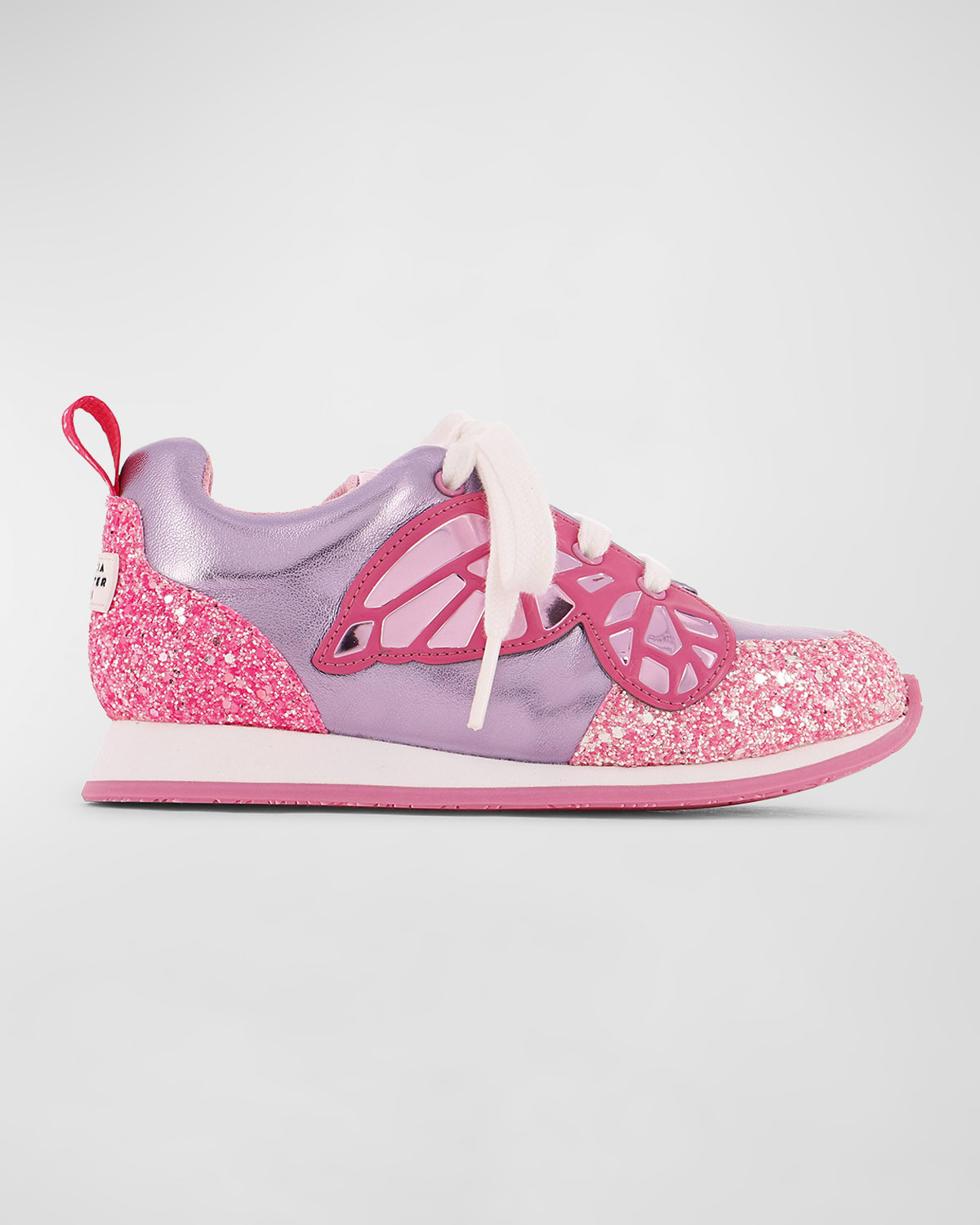 Sophia Webster Girl's Chiara Butterfly Sneakers, Baby/toddlers/kids In Pink Punch