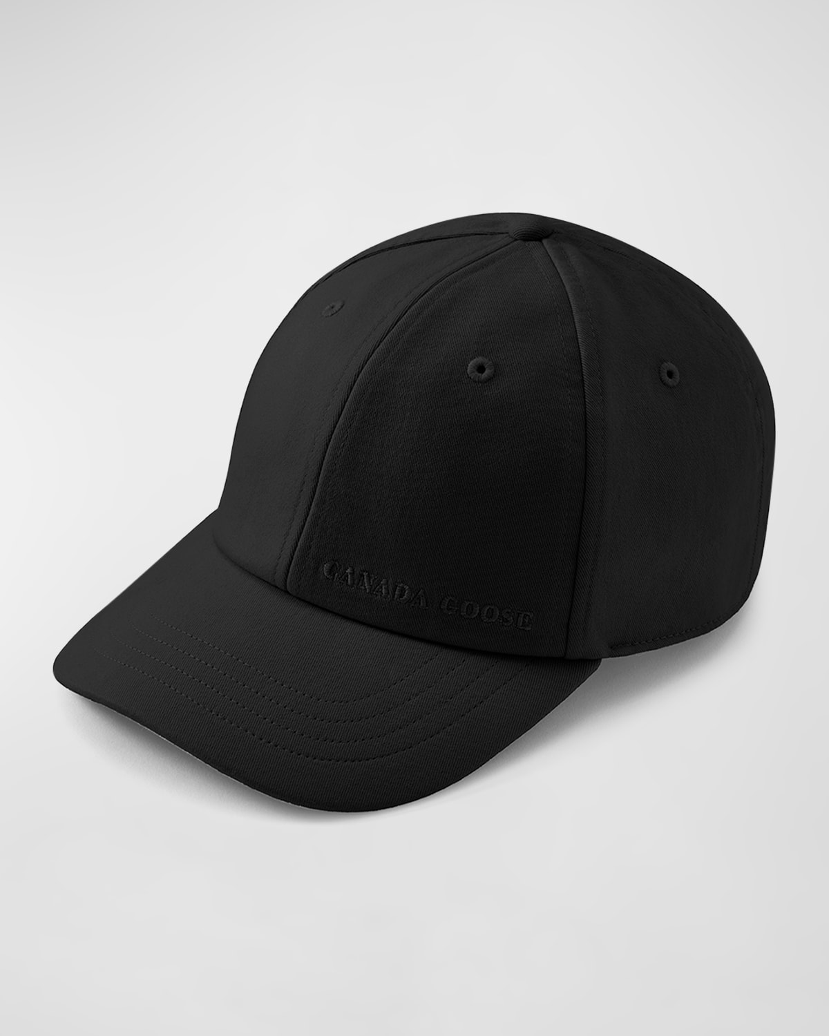 Canada Goose Weekend Logo-embroidered Cap In Black