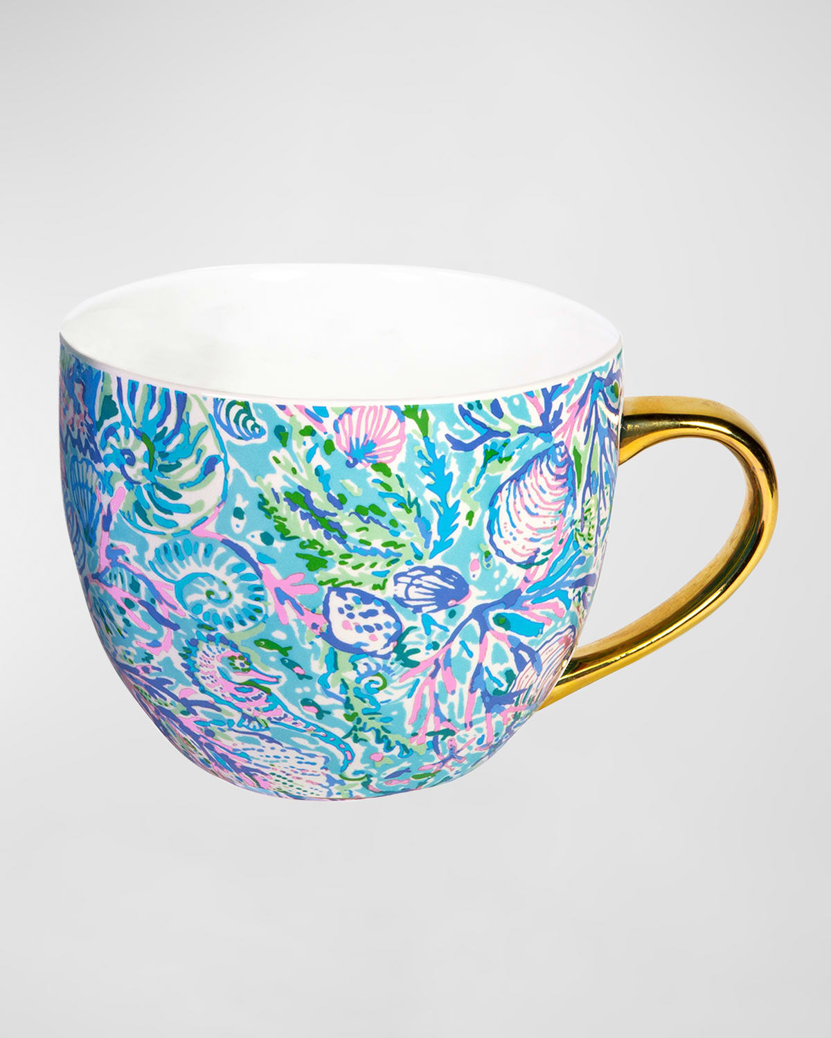 Shop Lilly Pulitzer Ceramic Mug In Light Blue