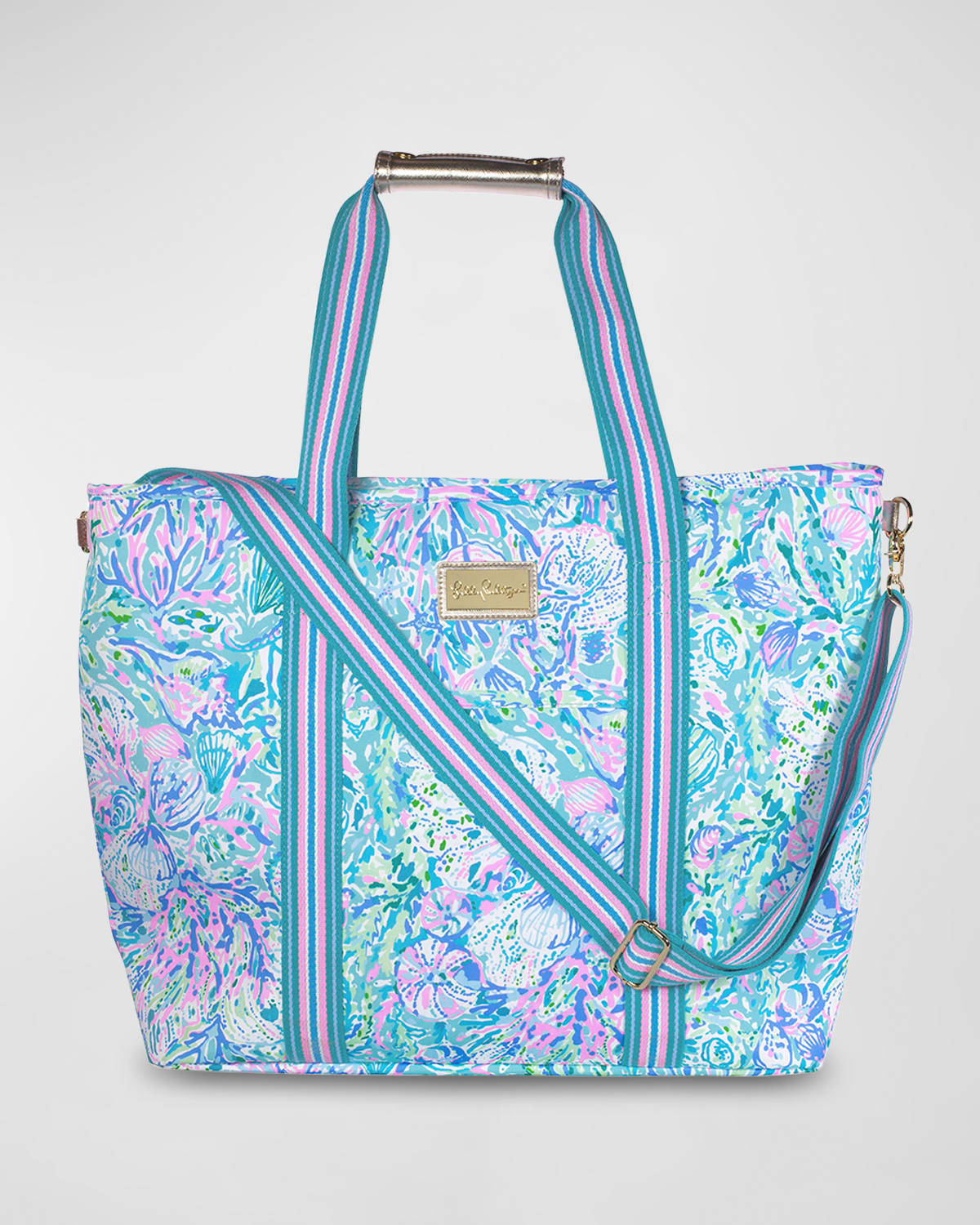 Shop Lilly Pulitzer Soleil It On Me Picnic Cooler In Light Blue