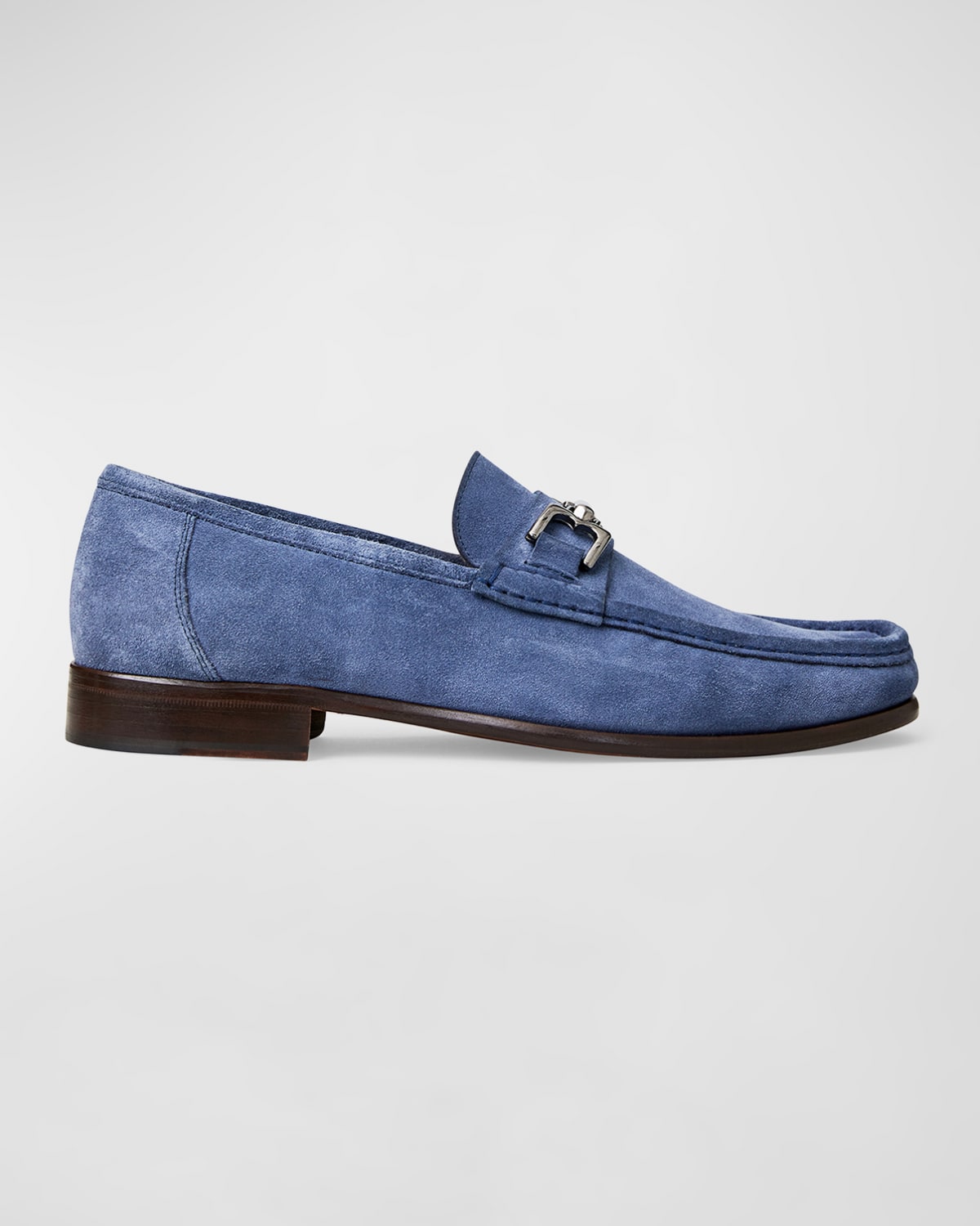 Bruno Magli Trieste Loafer In Light Blue Suede