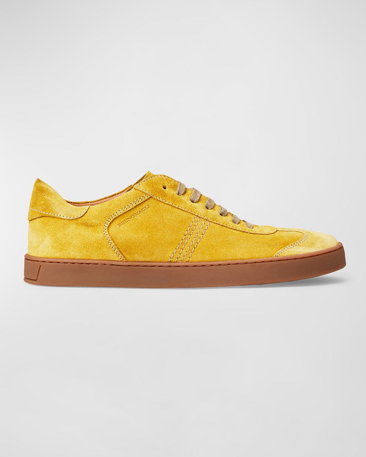 Bruno Magli Men's Bono Suede Low-top Sneakers In Mimosa Suede