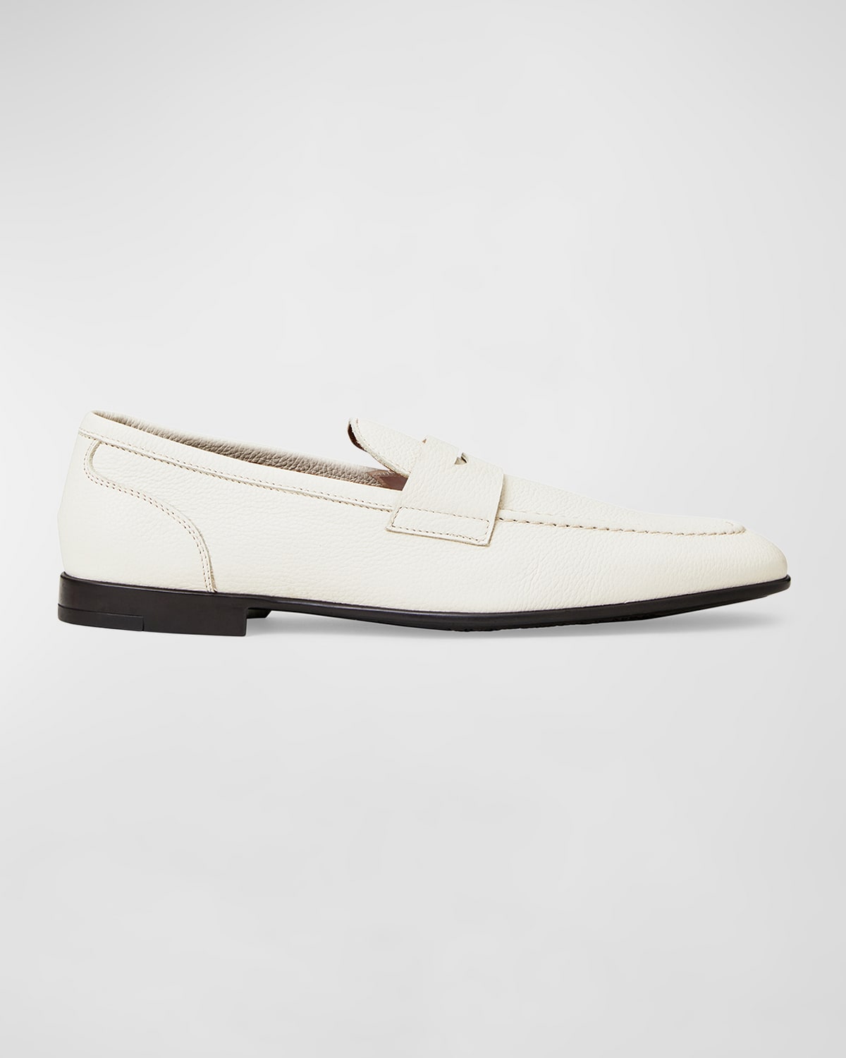 BRUNO MAGLI MEN'S SUEDE PENNY LOAFERS