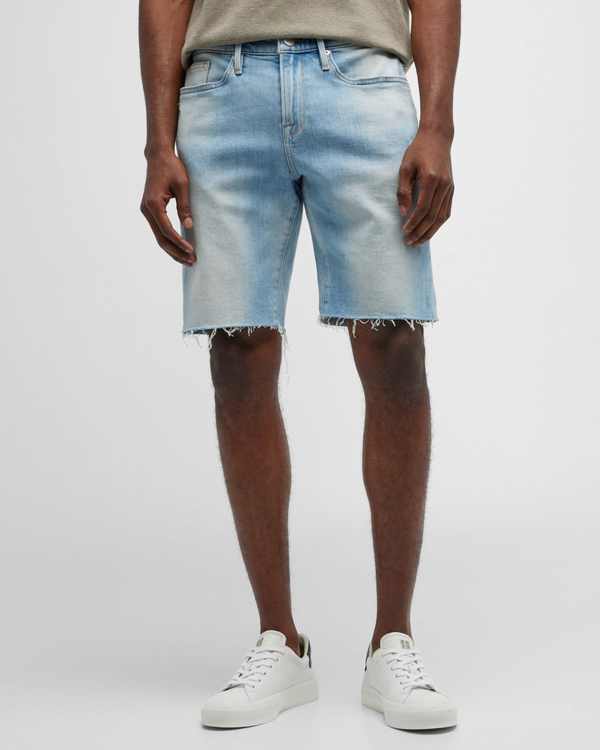 FRAME Men's L'Homme Cutoff Denim Shorts | Smart Closet