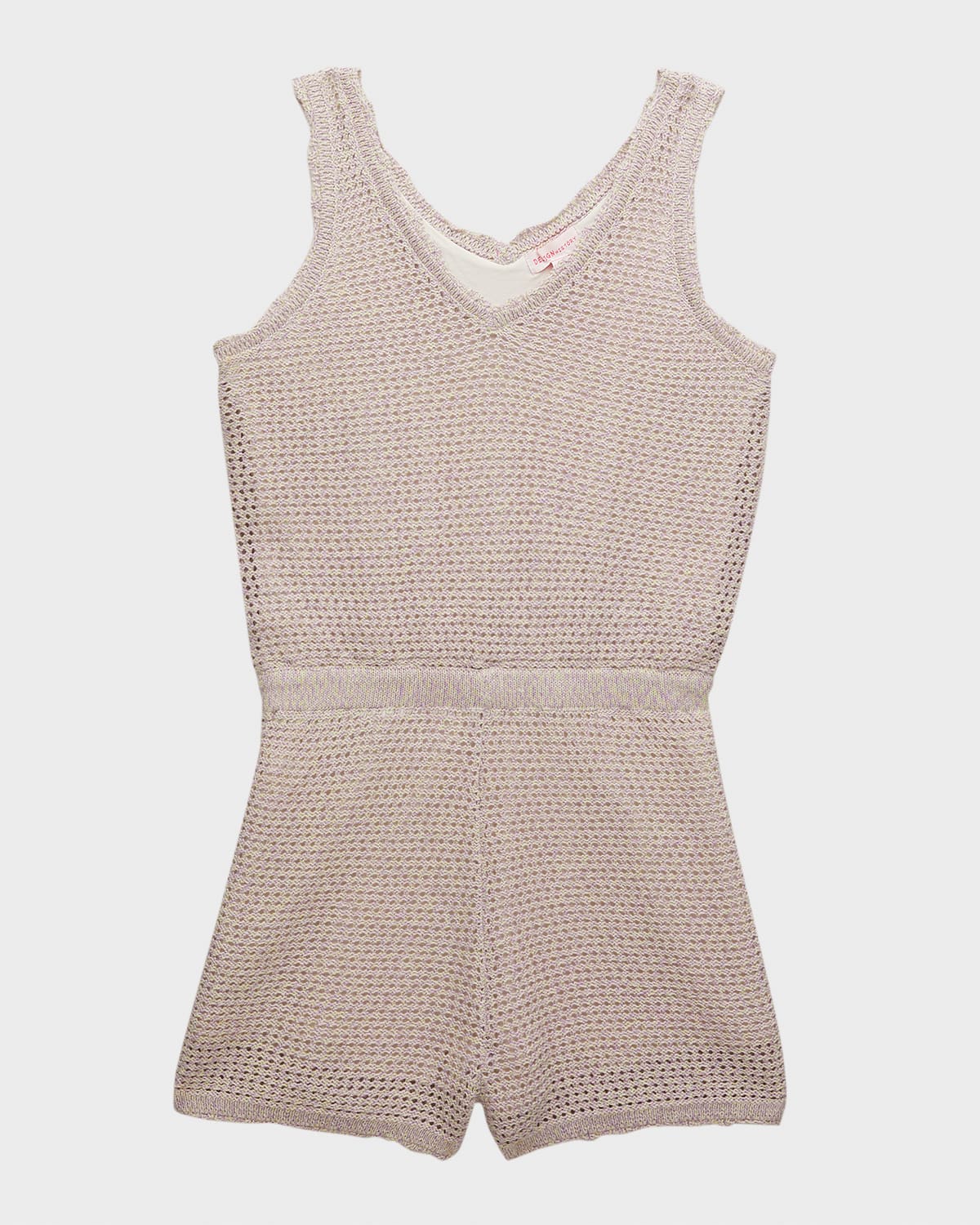 Girl's Marled Romper, Size S-XL