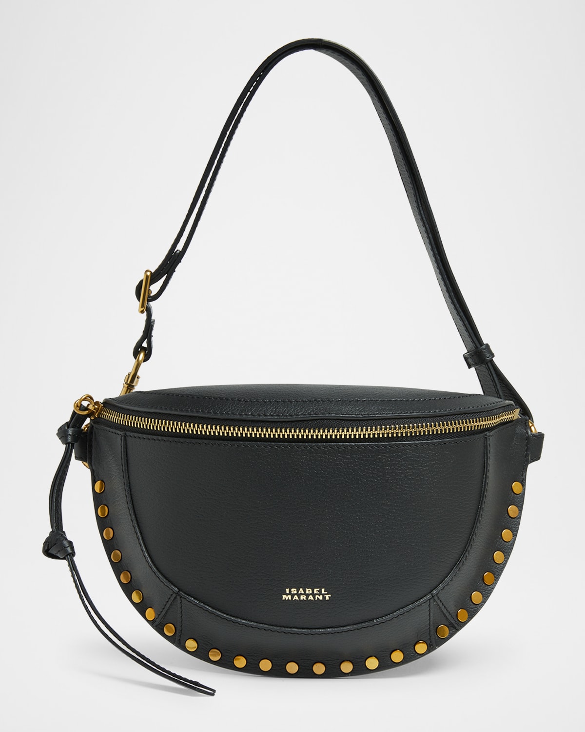 Isabel Marant Black Skano Shoulder Bag In Black