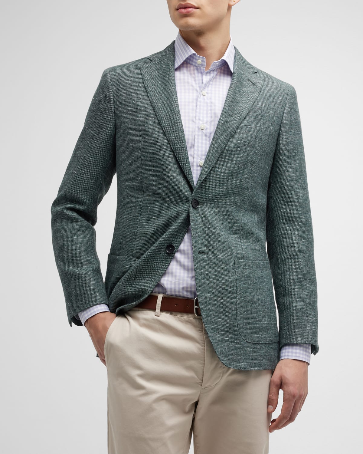 Men's Kincaid Wool-Linen Sport Jacket