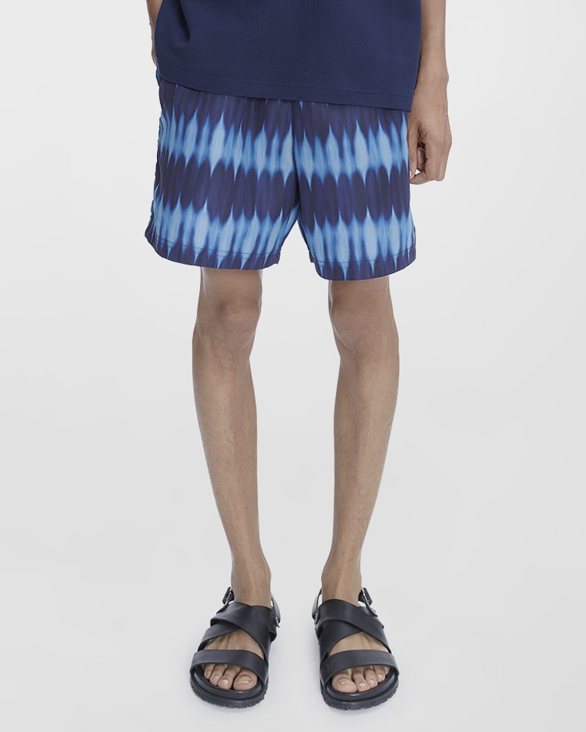 Apc A. P.c. Gradient Bobby Swim Shorts In Dark Navy