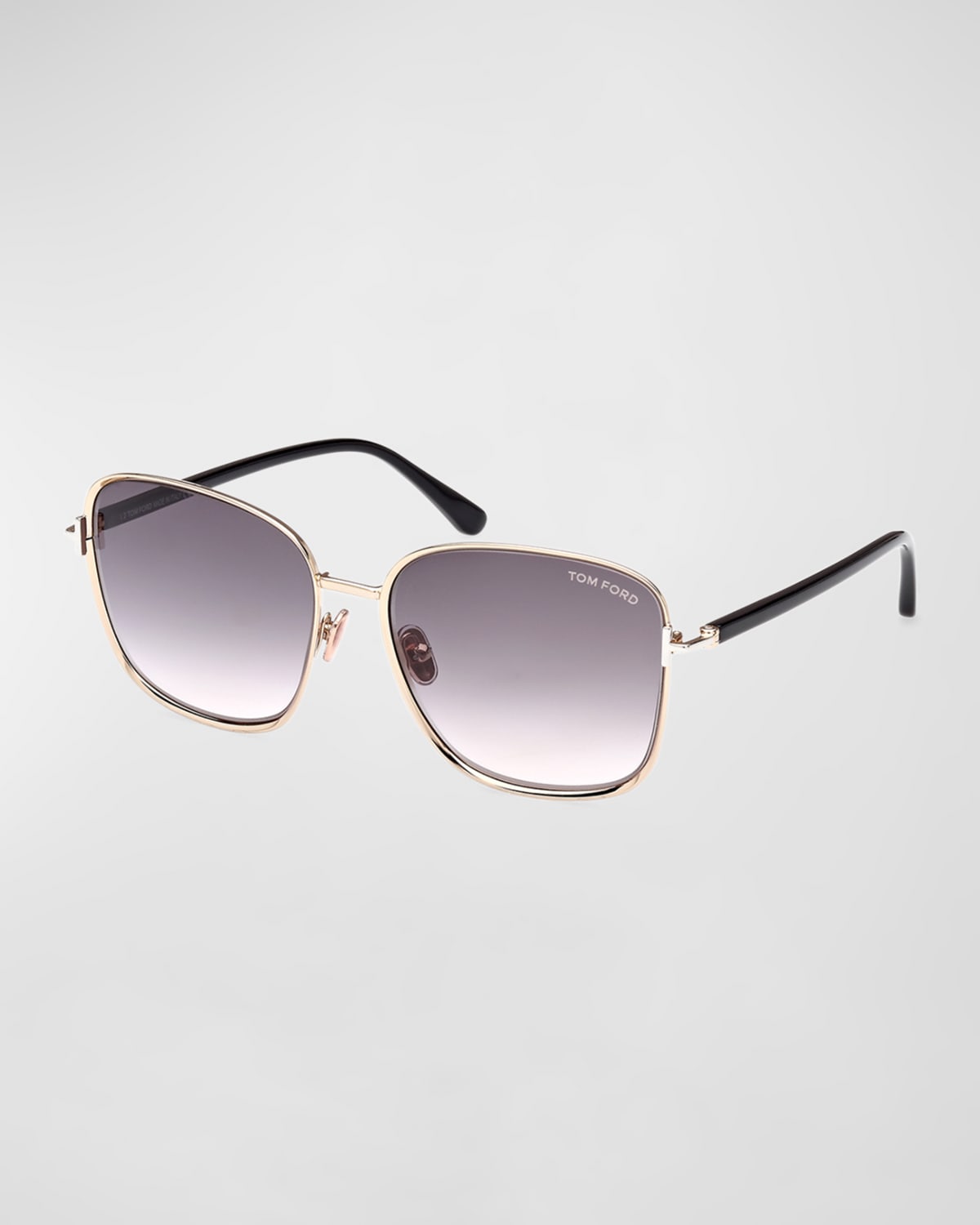 Tom Ford Fern 57mm Square Sunglasses