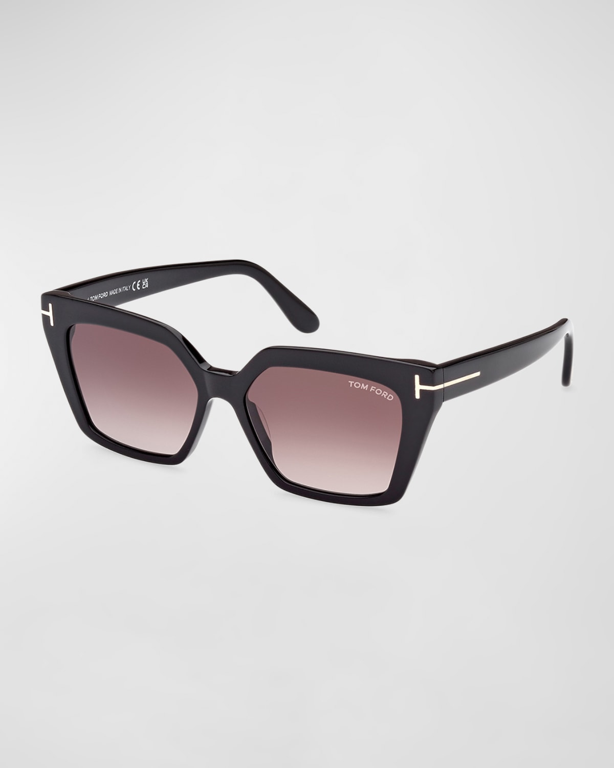 Winona Acetate T-Logo Cat-Eye Sunglasses